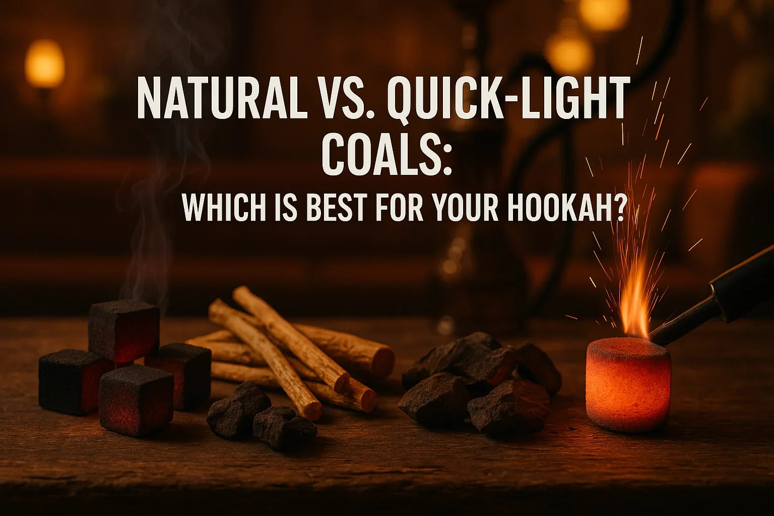 Natural vs. Quick-Light Coals: Which is Better for Your Hookah Experience?