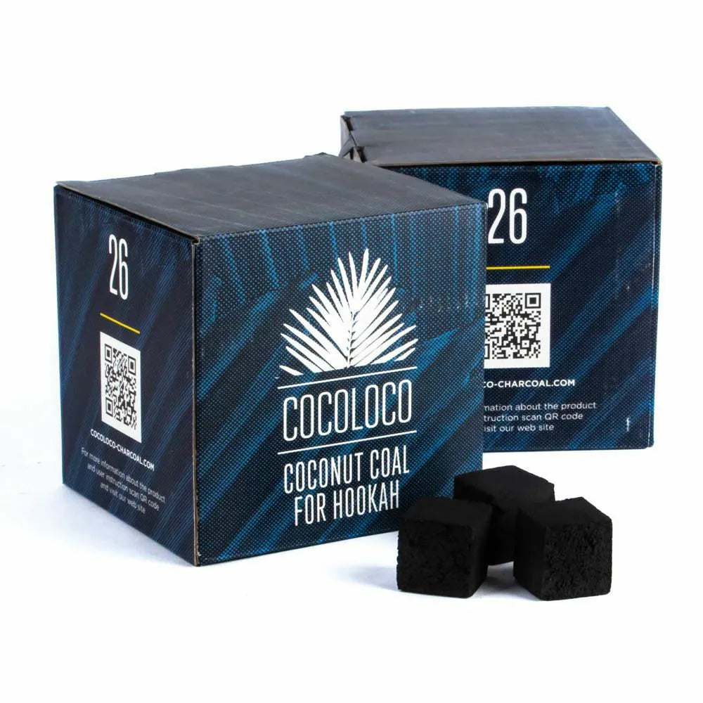 Cocoloco Charcoal | Premium Russian Natural Coconut Hookah Coals