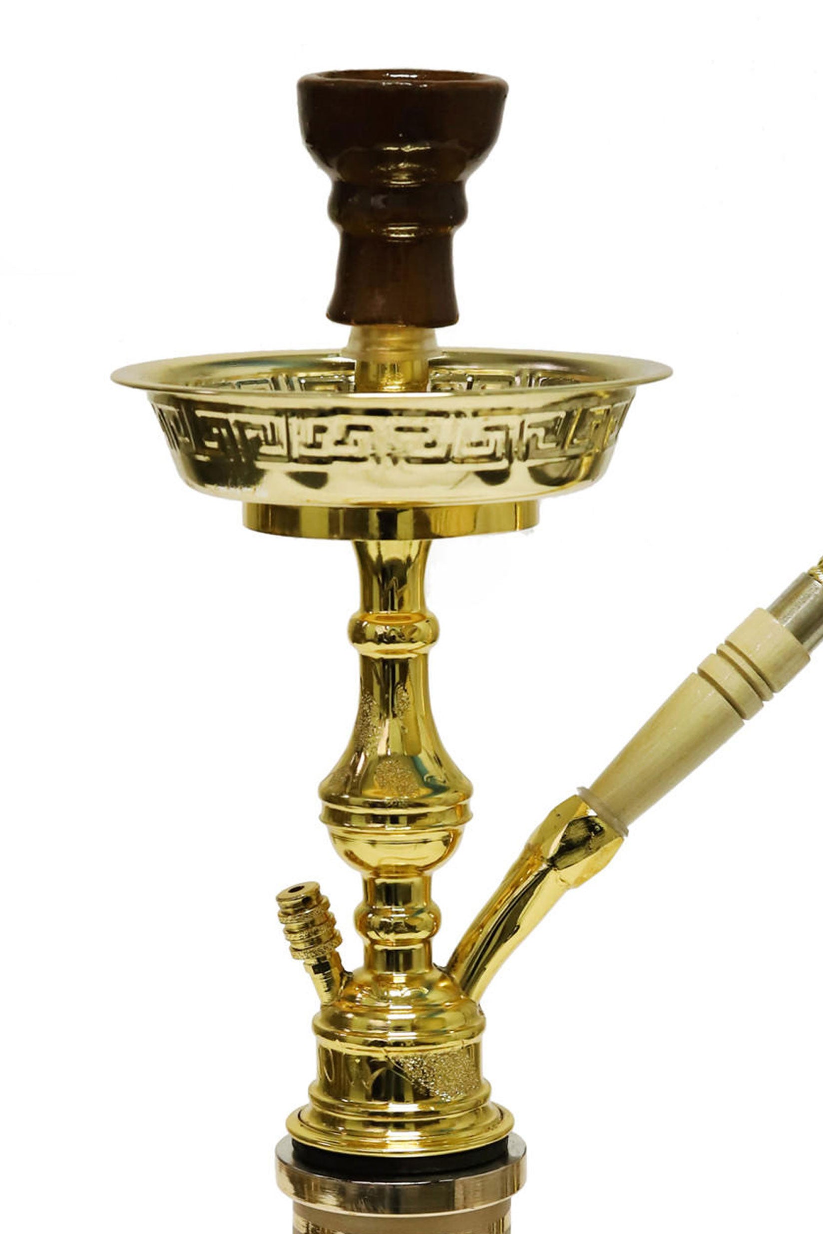 Shiney Gold Egyptian Hookah - 23 Short Egyptian Hookah