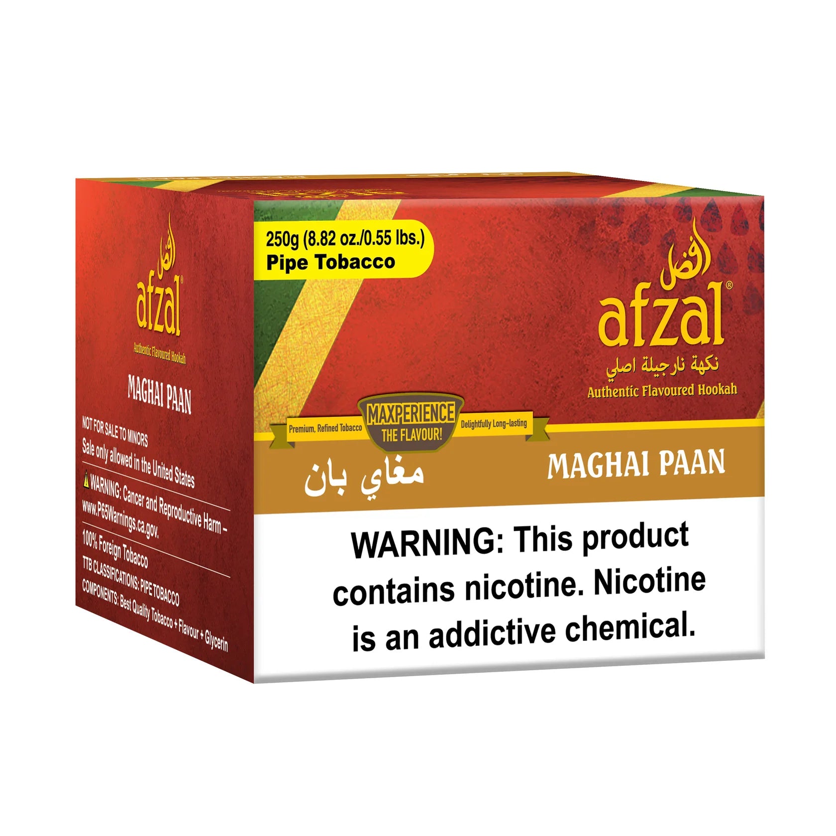 Afzal Premium Tobacco 250g Pan Flavors