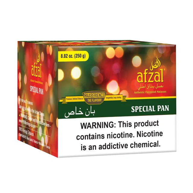 Afzal Premium Tobacco 250g Pan Flavors