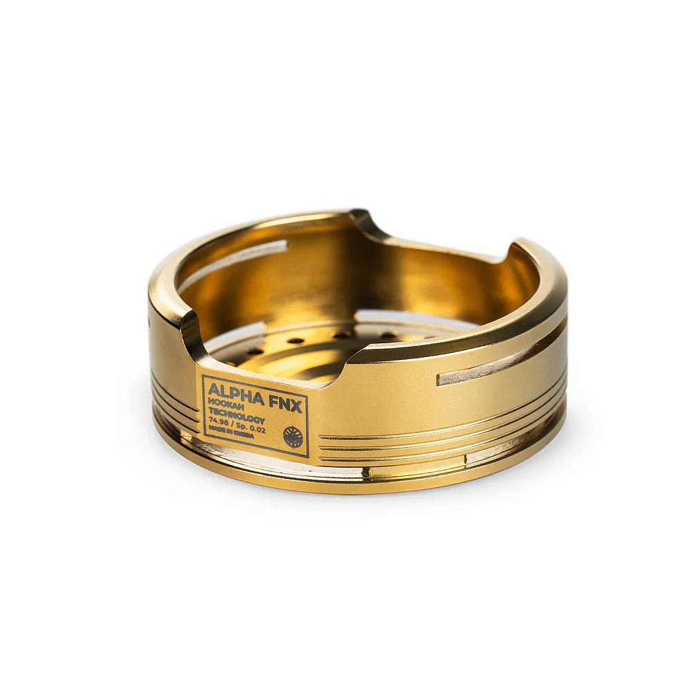 Alpha Hookah FNX HMD Gold Edition - Stainless Steel Heat Management Device