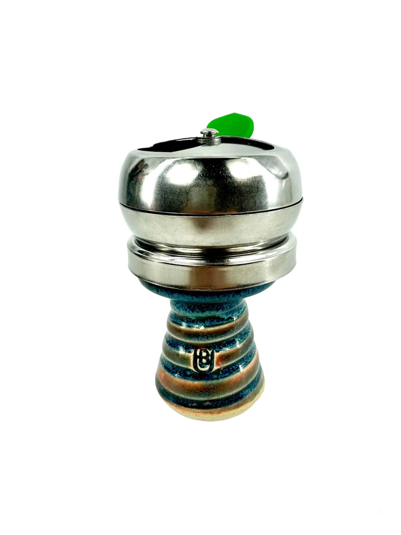 Top view of AOT Provost with green silicone grip
