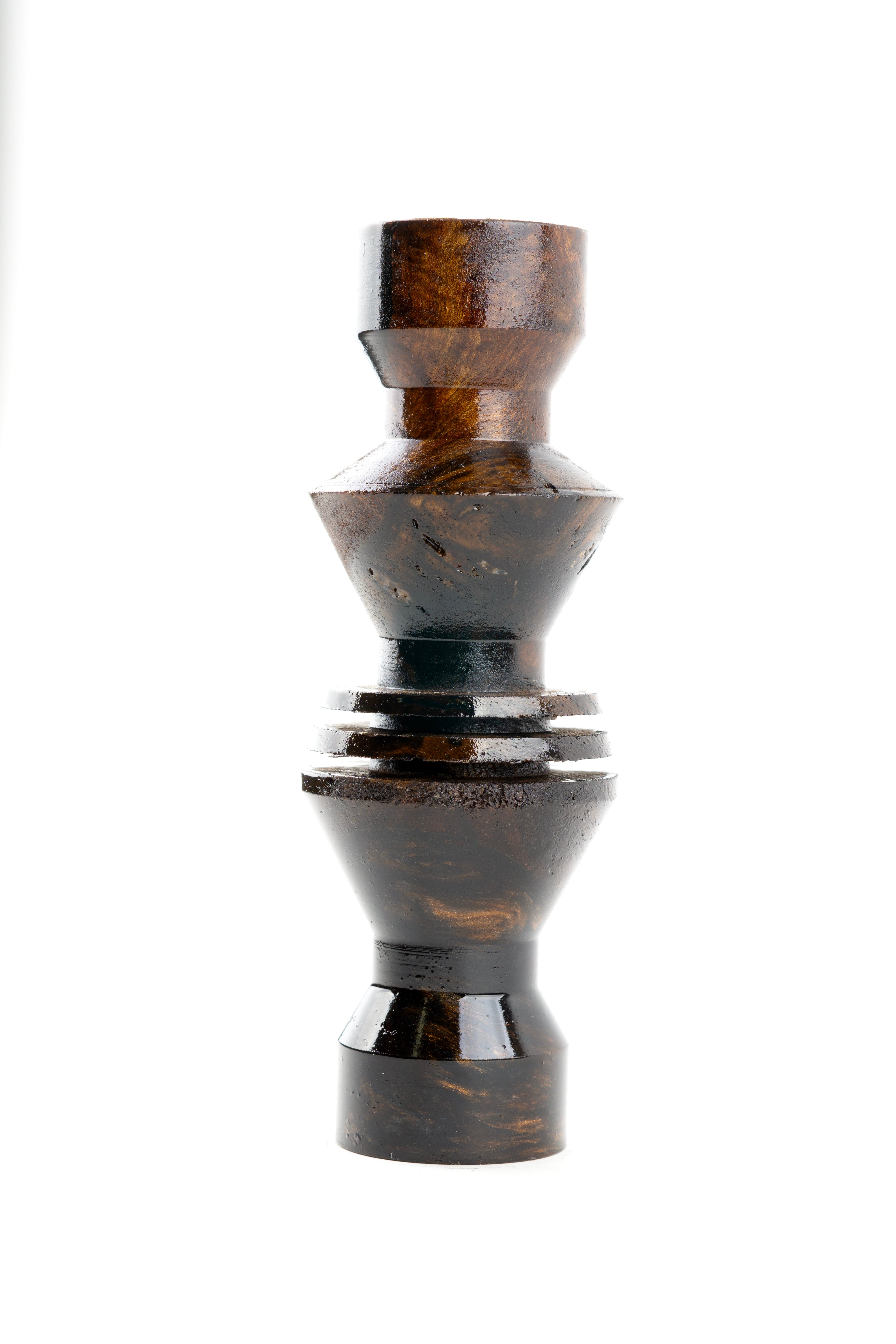 B2 Hookah v5 Precious Cut Collection Bronze Ember - B2 Hookah