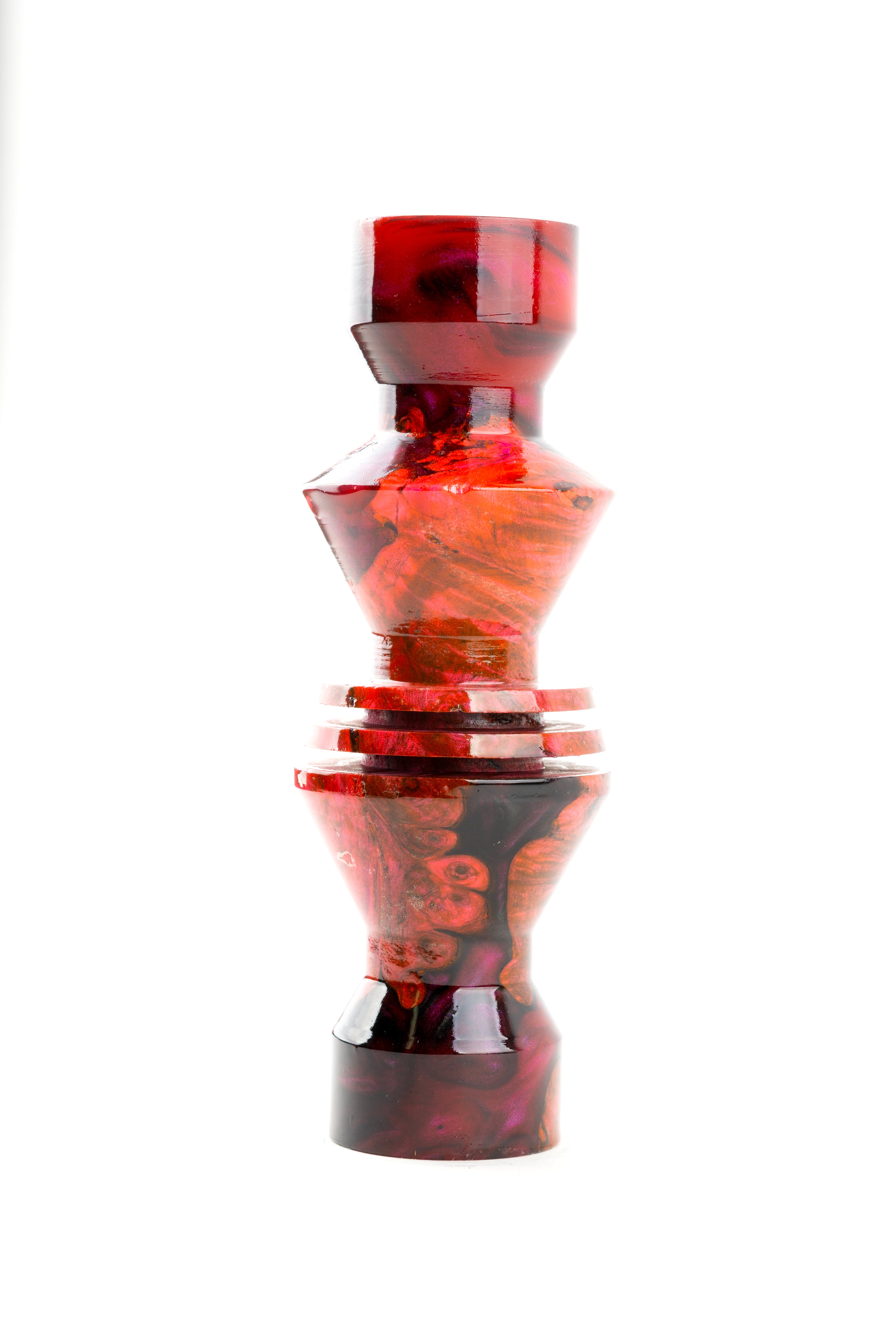 B2 Hookah v5 Precious Cut Collection Crimson Eclipse - B2 Hookah