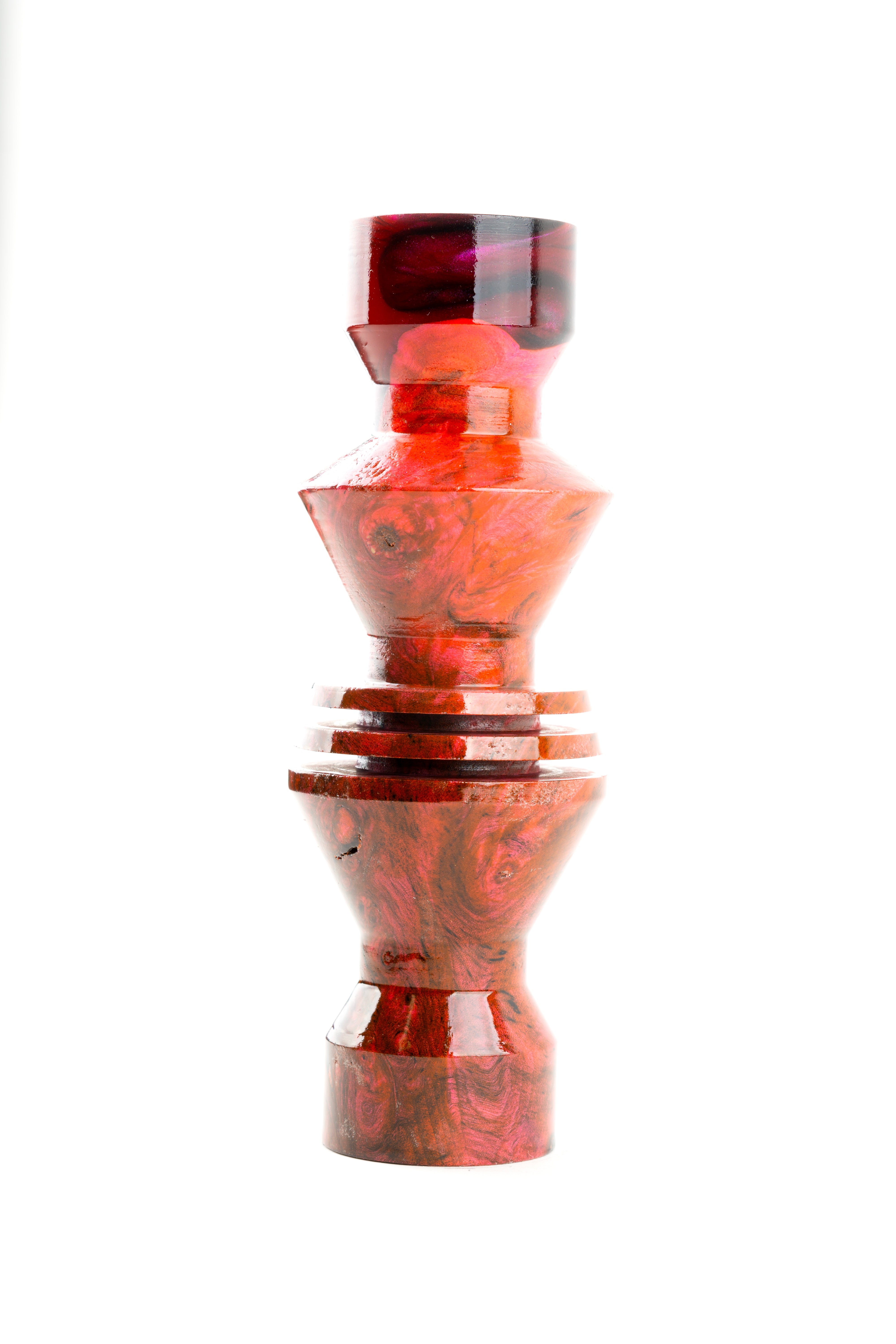 B2 Hookah v5 Precious Cut Collection Crimson Eclipse - B2 Hookah