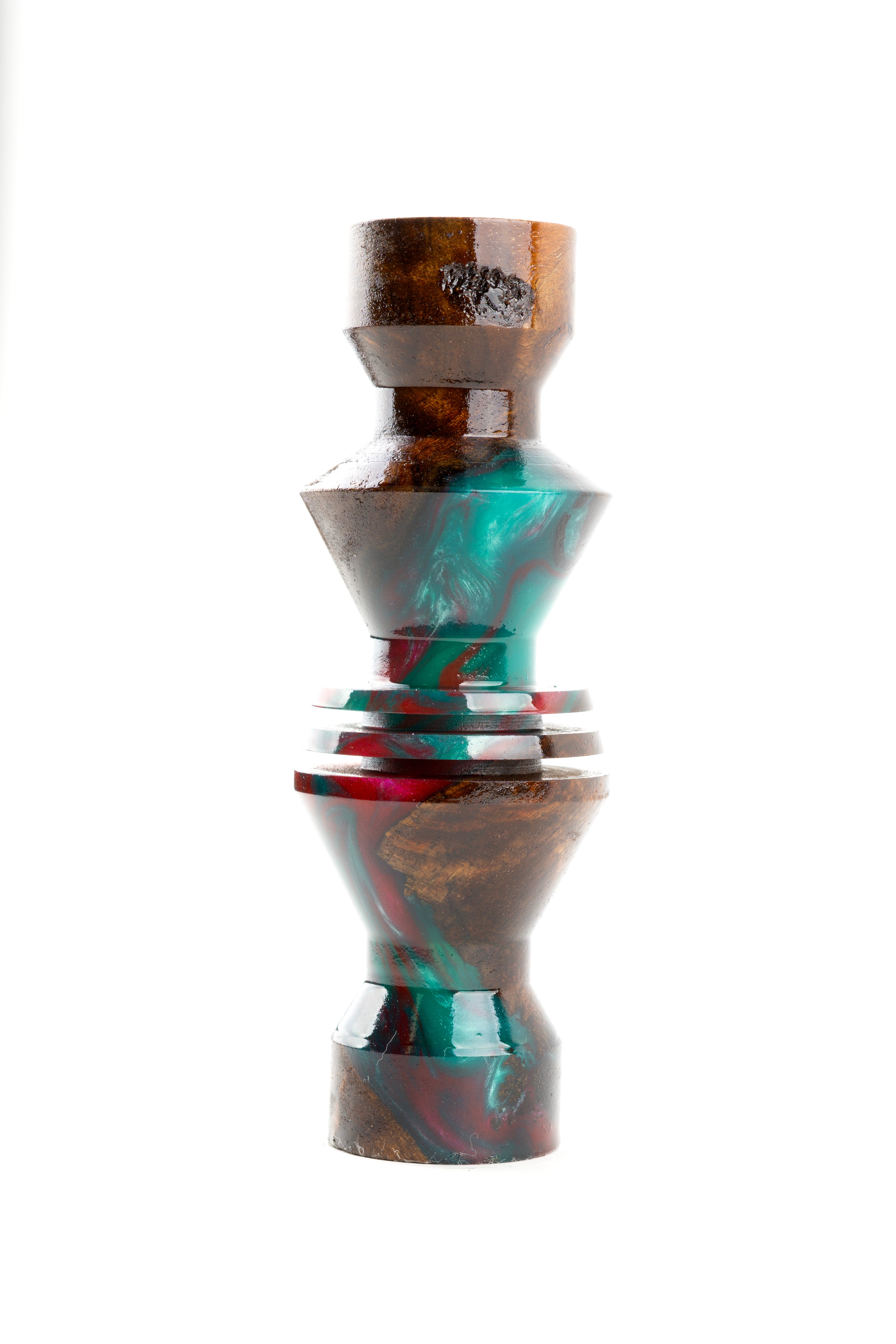 B2 Hookah v5 Precious Cut Collection Crimson Tide Drift - B2 Hookah