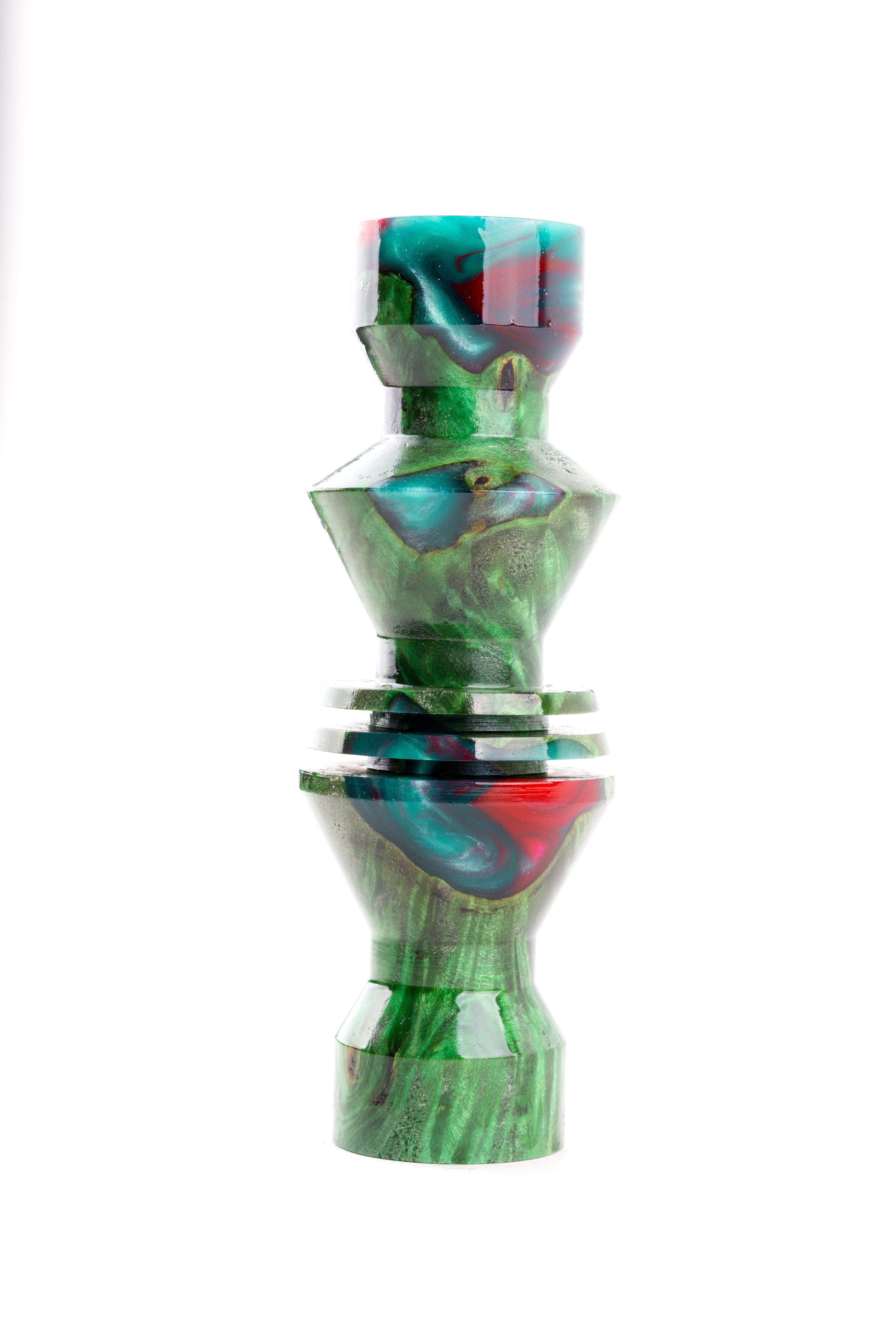 B2 Hookah v5 Precious Cut Collection Evergreen Flame - B2 Hookah