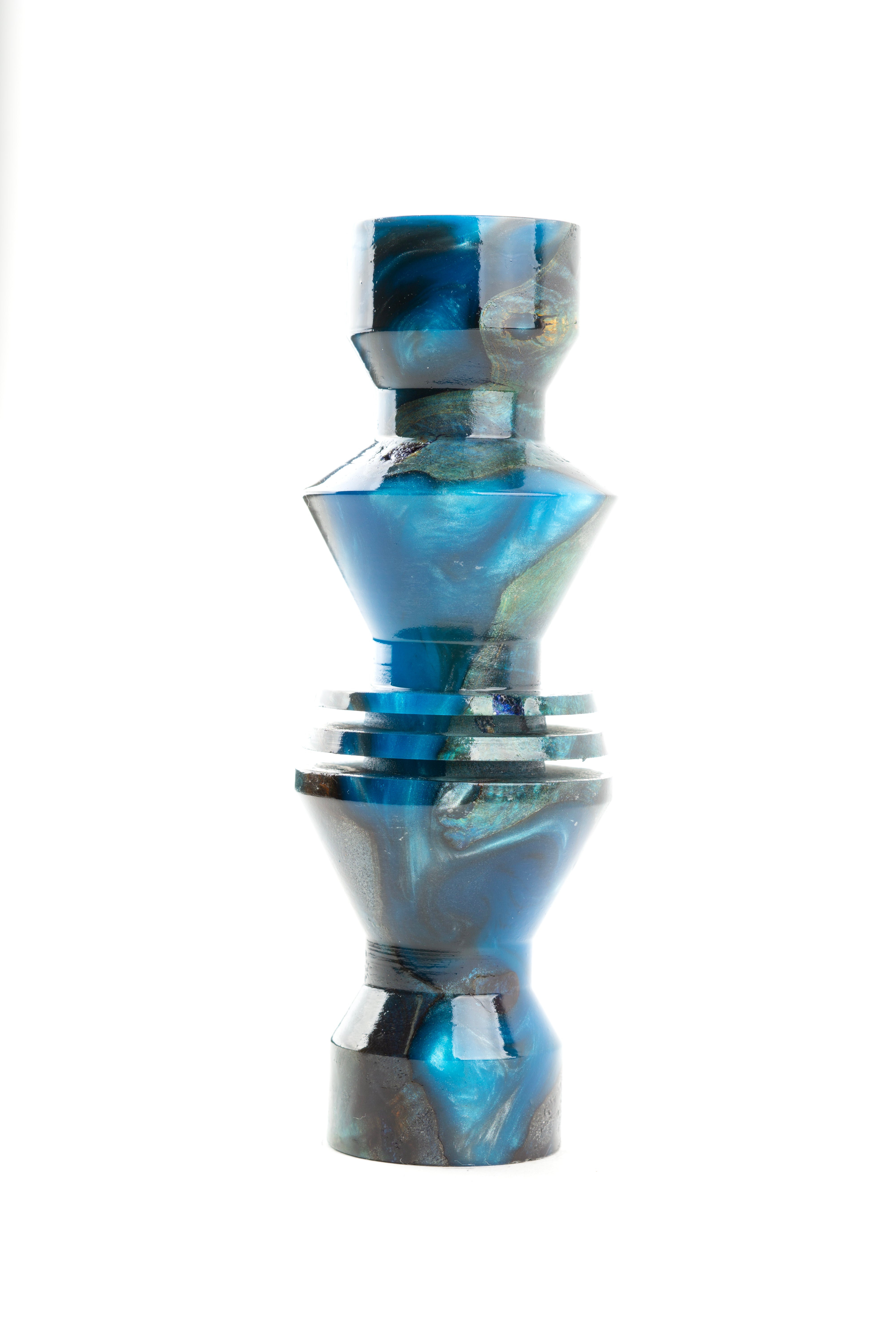 B2 Hookah v5 Precious Cut Collection Frozen Tides - B2 Hookah