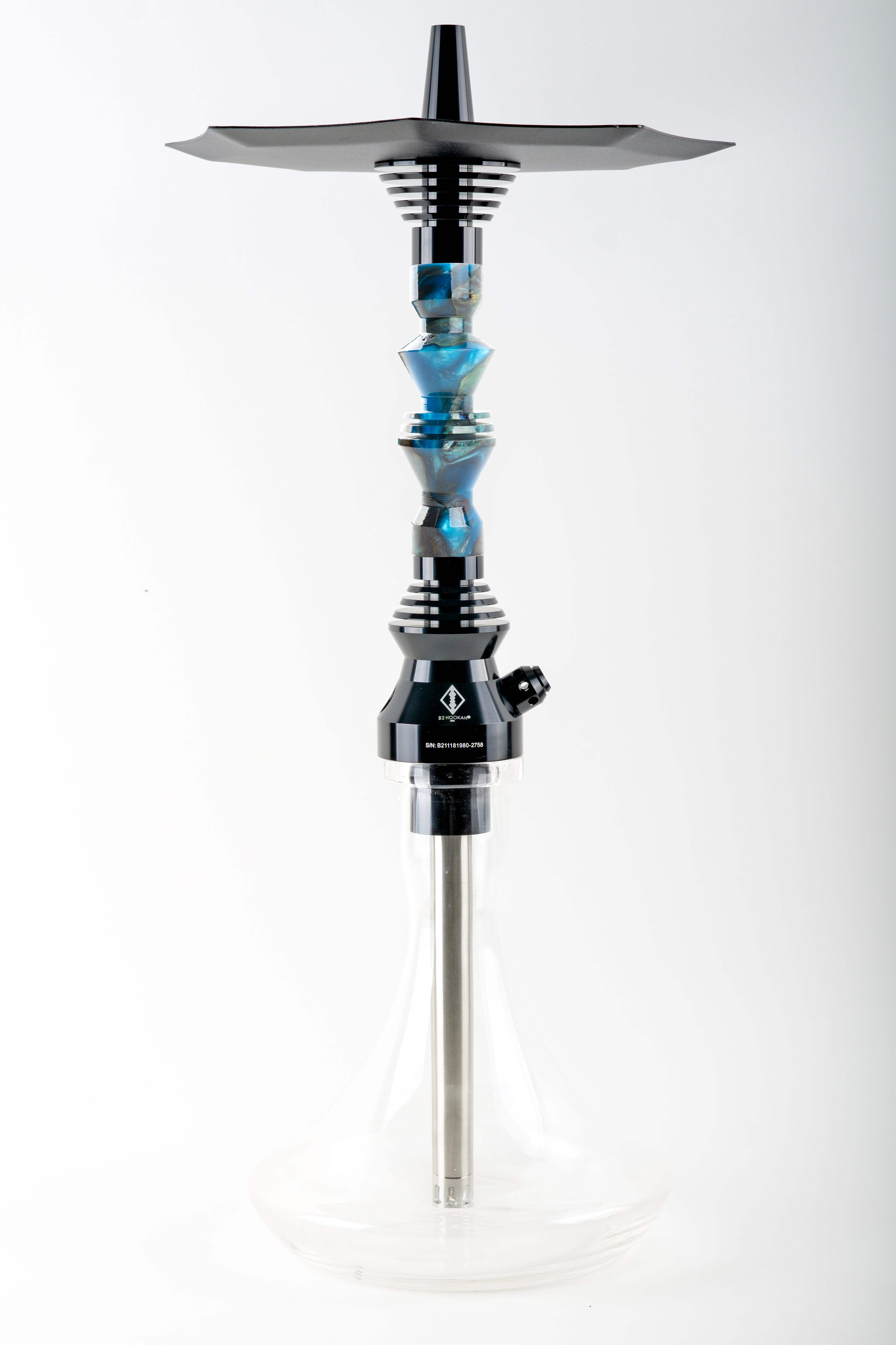 B2 Hookah v5 Precious Cut Collection Frozen Tides - B2 Hookah