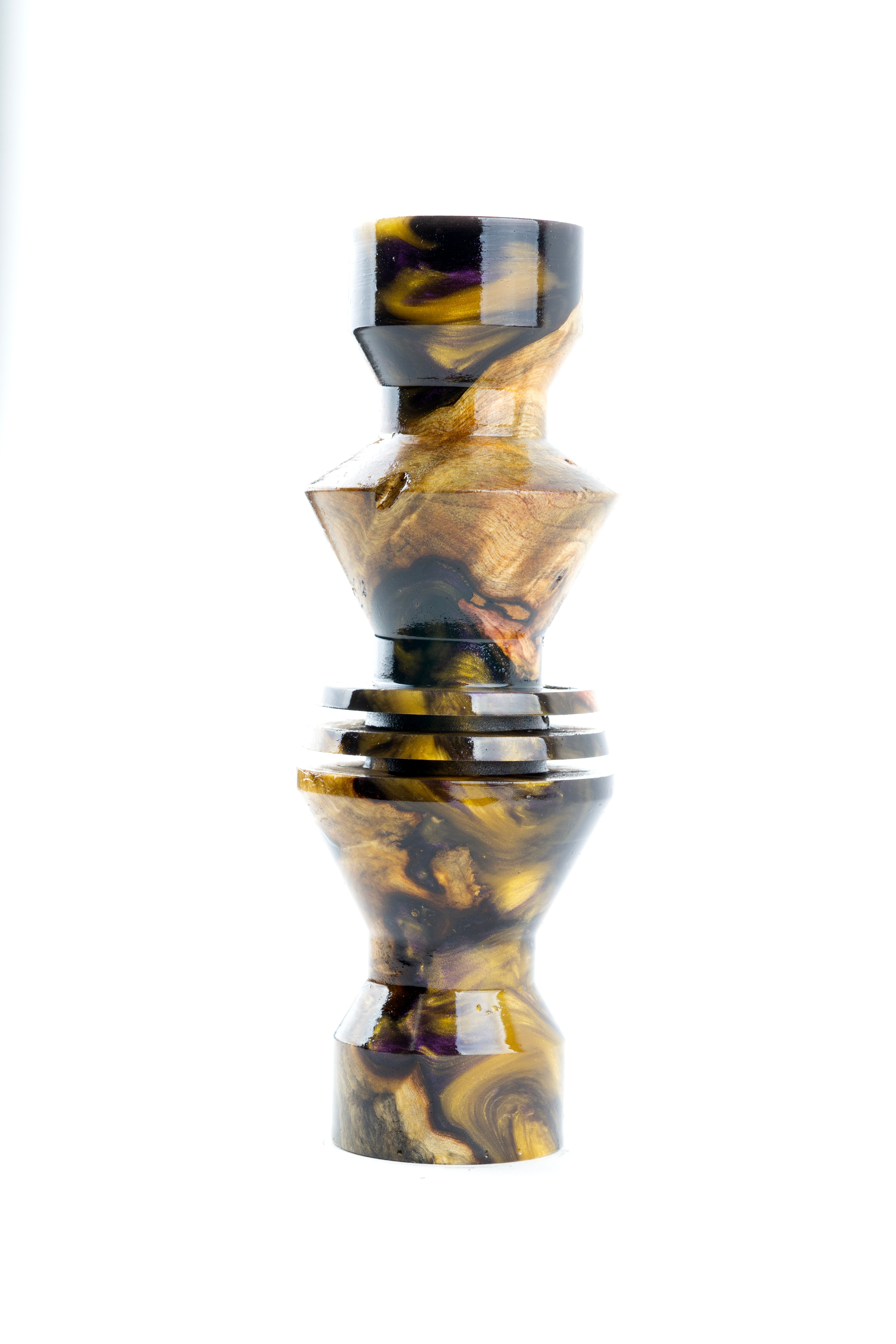 B2 Hookah v5 Precious Cut Collection Galactic Pine - B2 Hookah