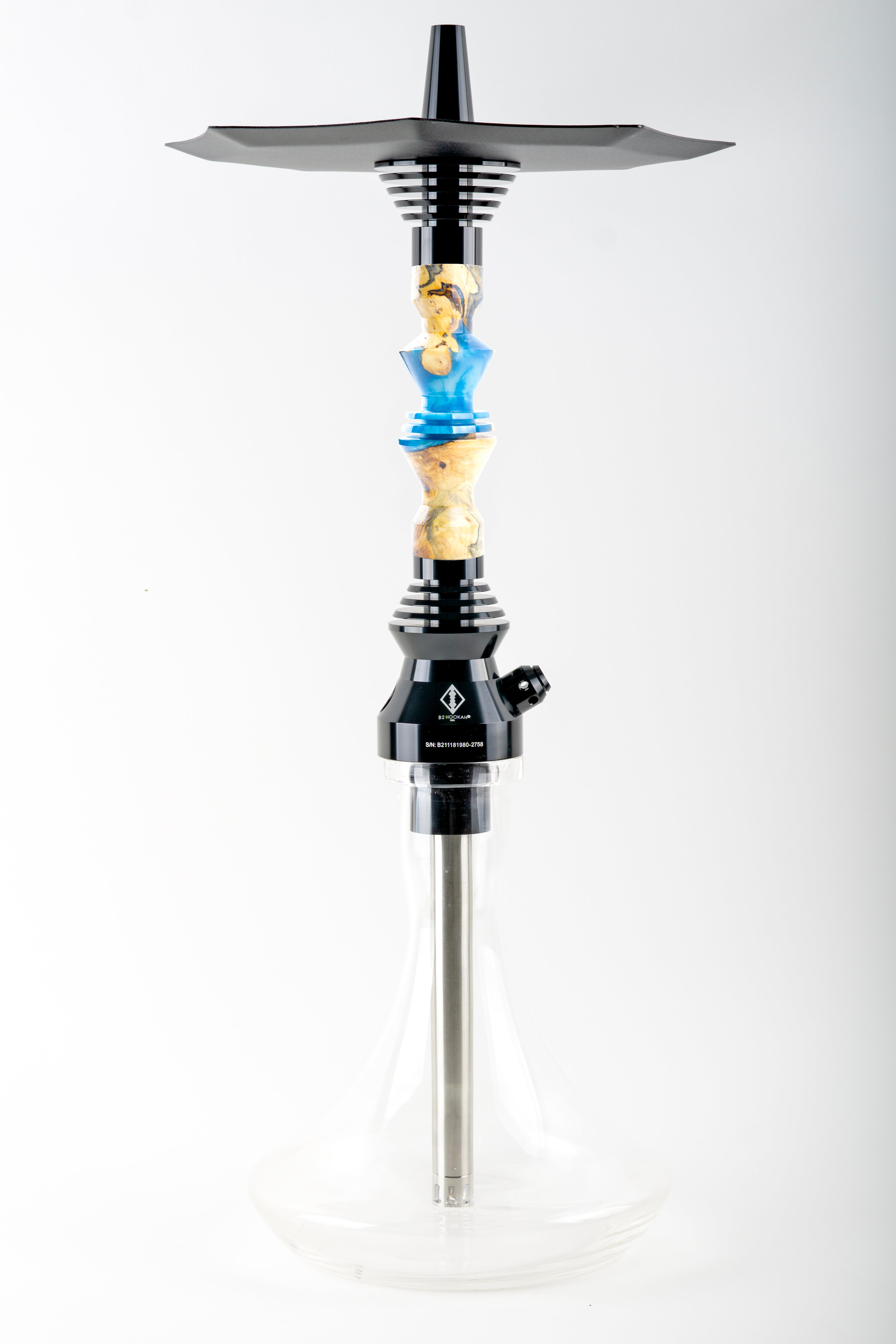 B2 Hookah v5 Precious Cut Collection Isleview Lagoon - B2 Hookah