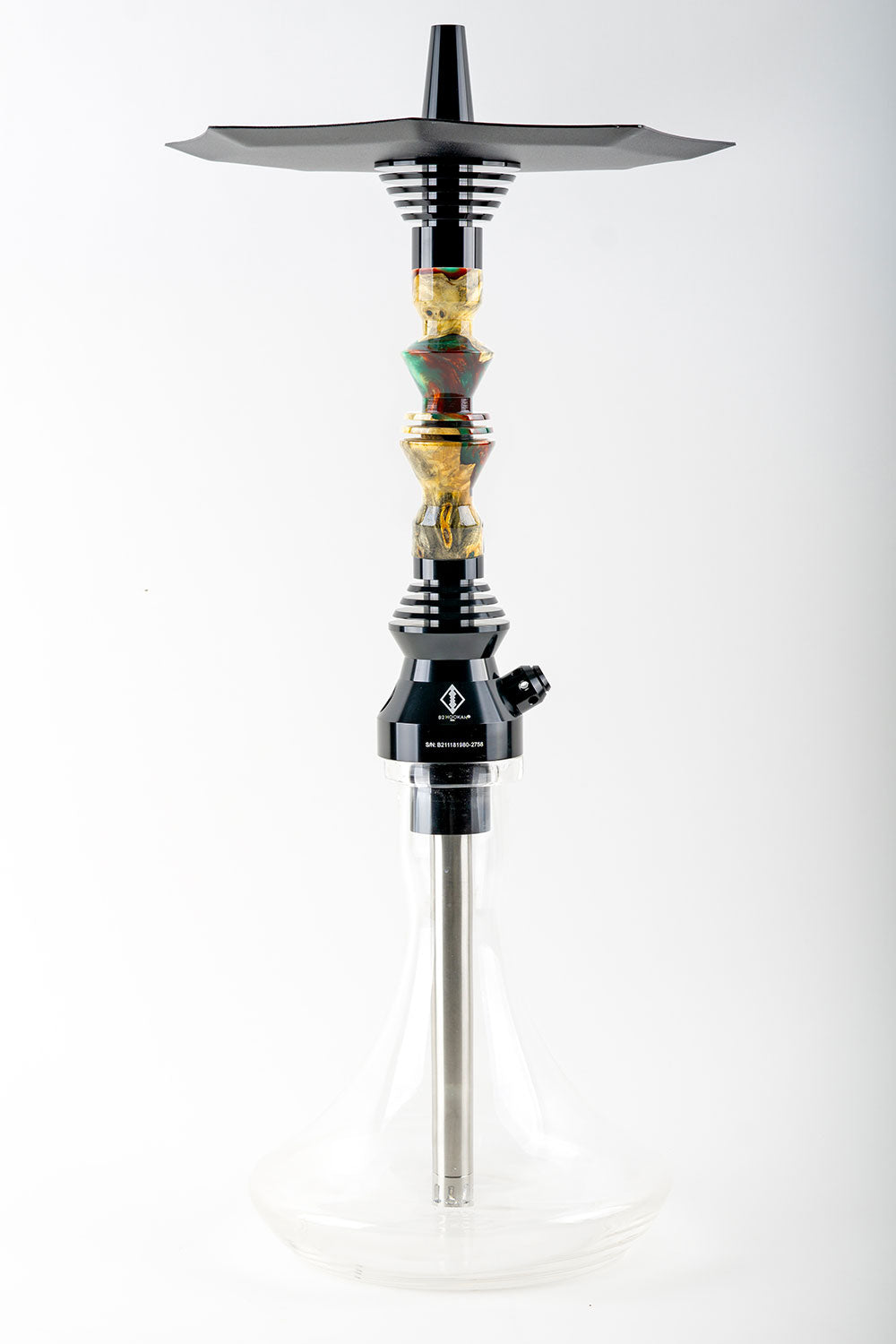 B2 Hookah v5 Precious Cut Collection JadeEmber - B2 Hookah