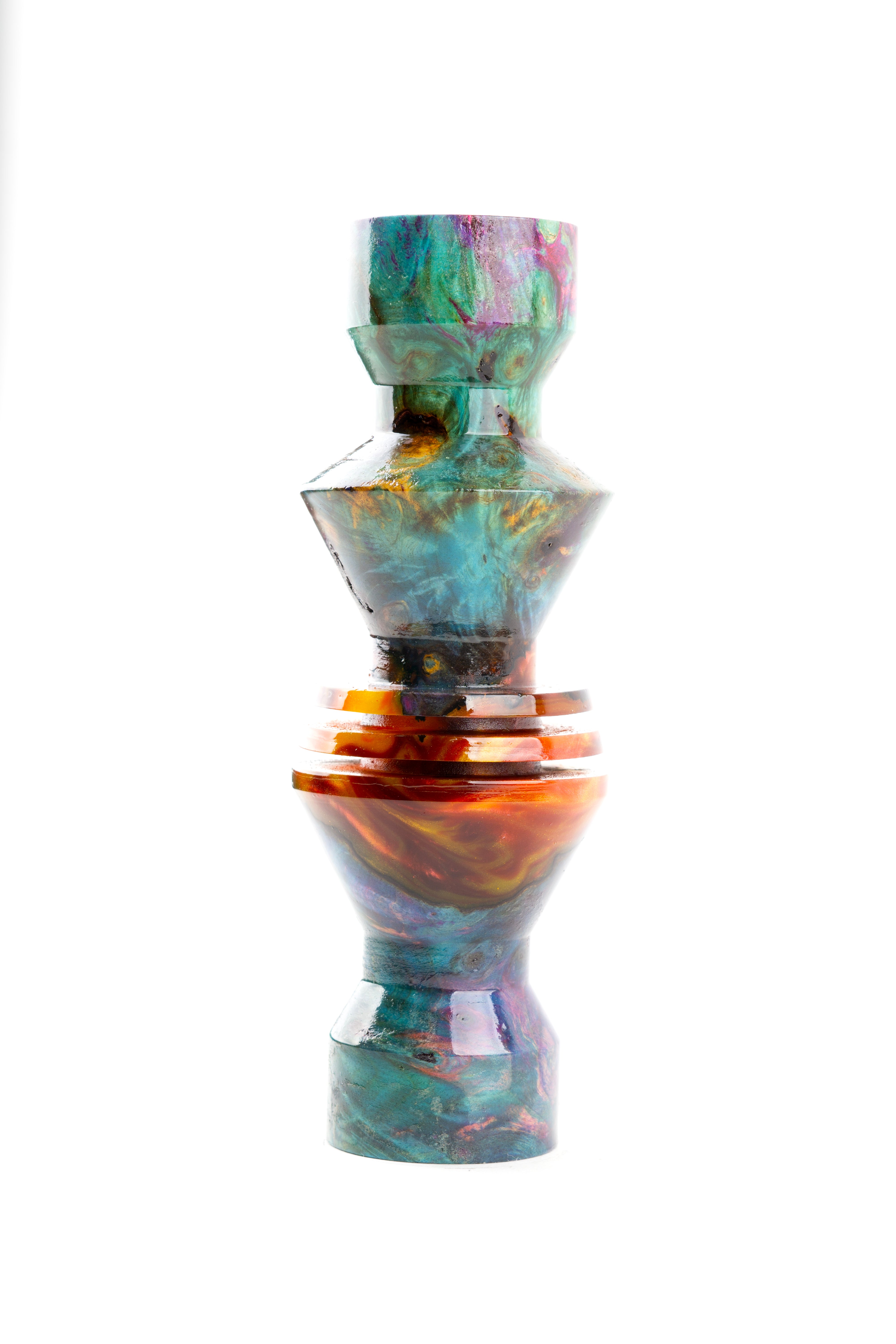 B2 Hookah v5 Precious Cut Collection Lavender Fields - B2 Hookah