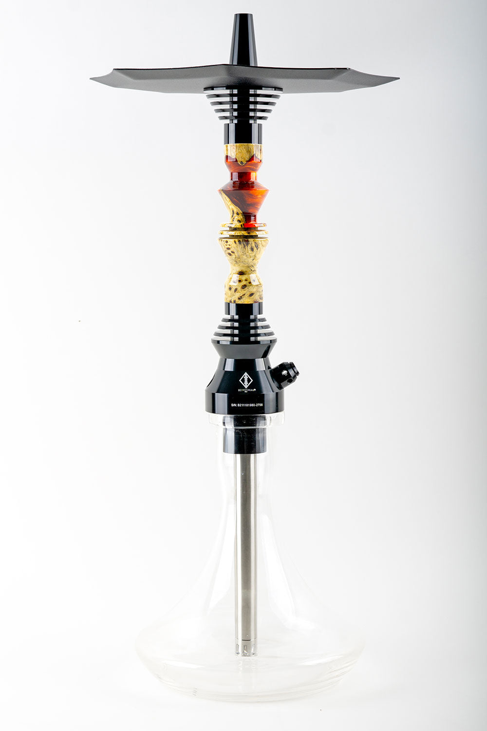 B2 Hookah v5 Precious Cut Collection Leopard Blaze - B2 Hookah