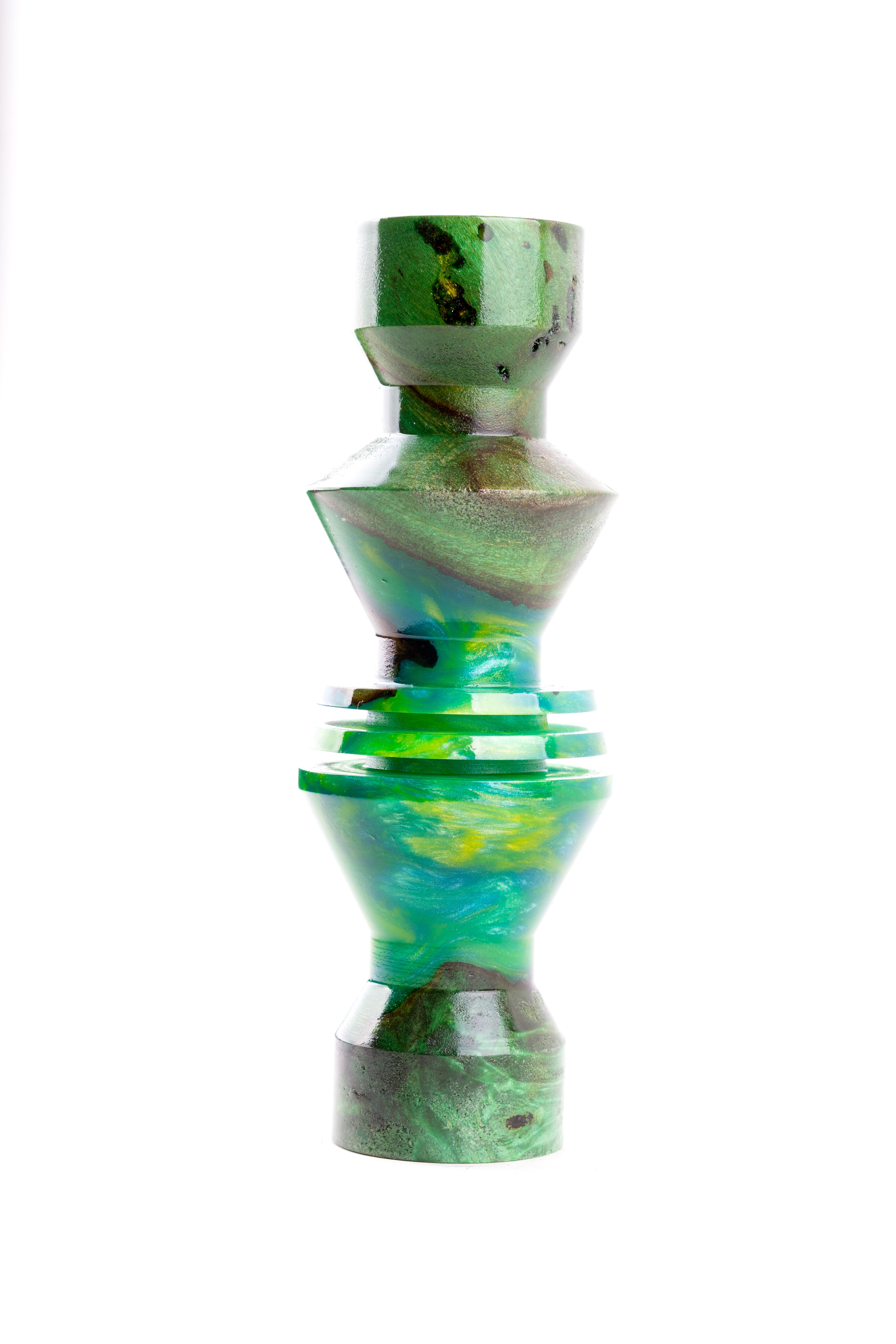 B2 Hookah v5 Precious Cut Collection Neon Canopy - B2 Hookah