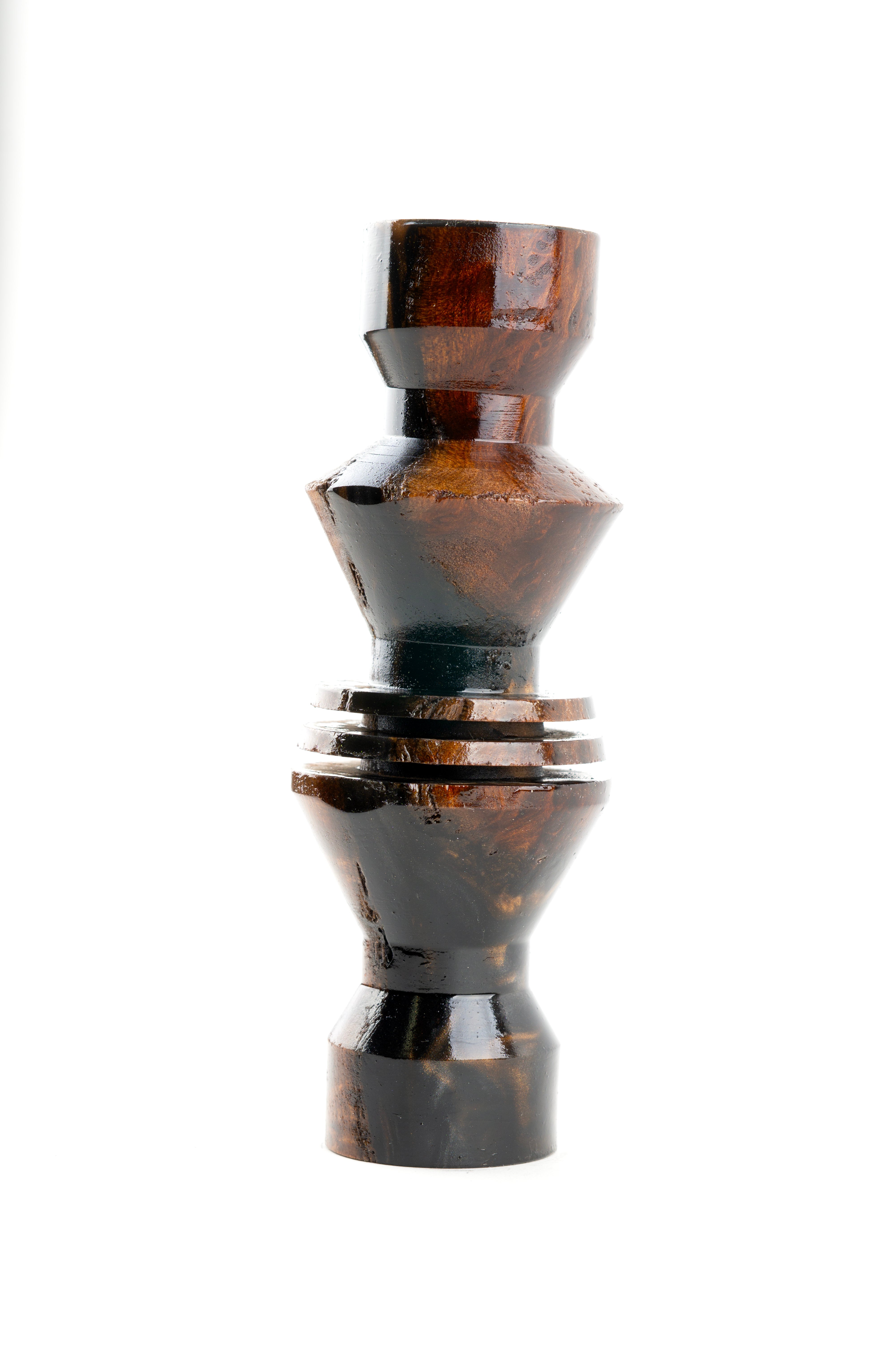 B2 Hookah v5 Precious Cut Collection Obsidian Mocha - B2 Hookah