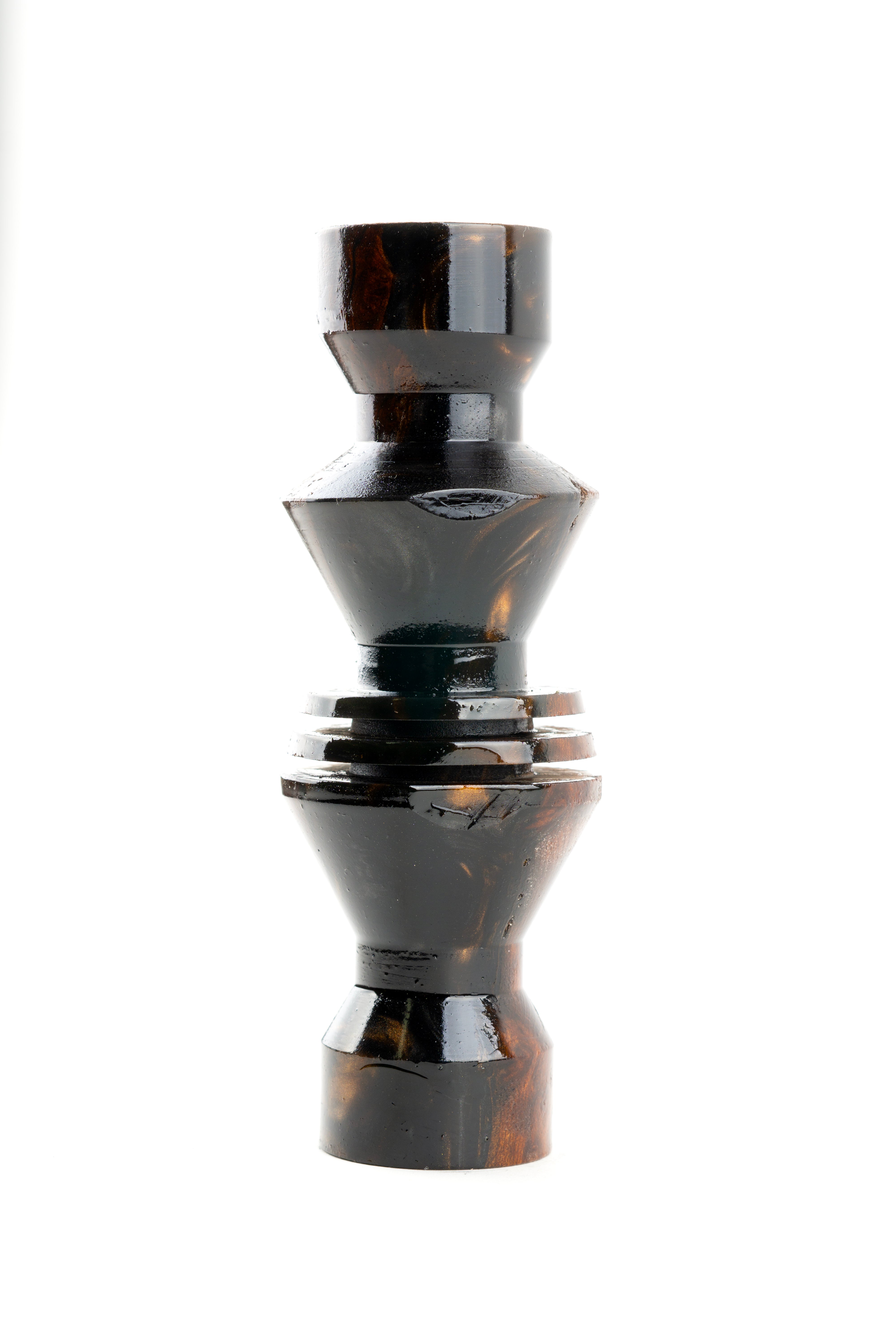 B2 Hookah v5 Precious Cut Collection Obsidian Mocha - B2 Hookah