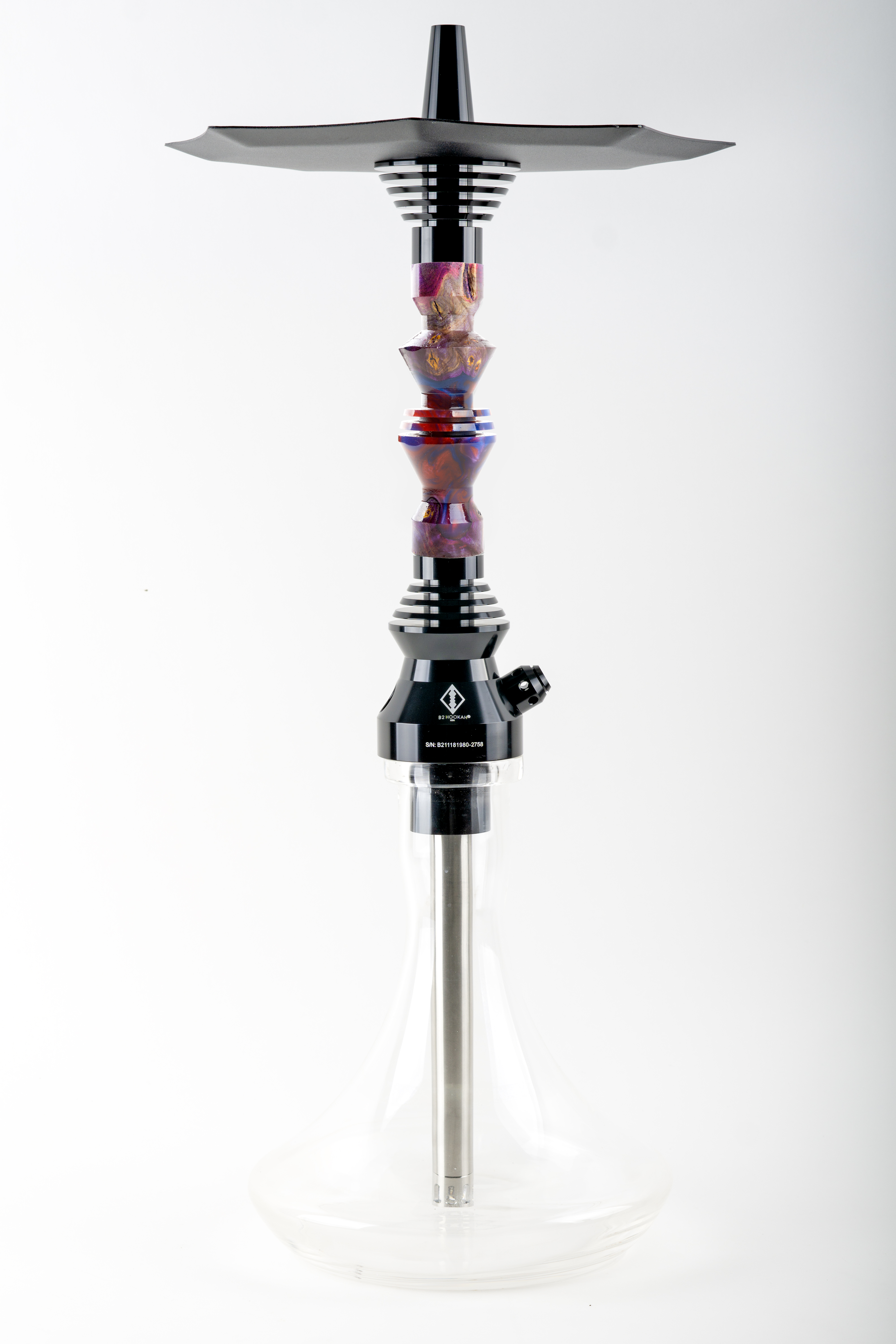 B2 Hookah v5 Precious Cut Collection Royal Tempest - B2 Hookah