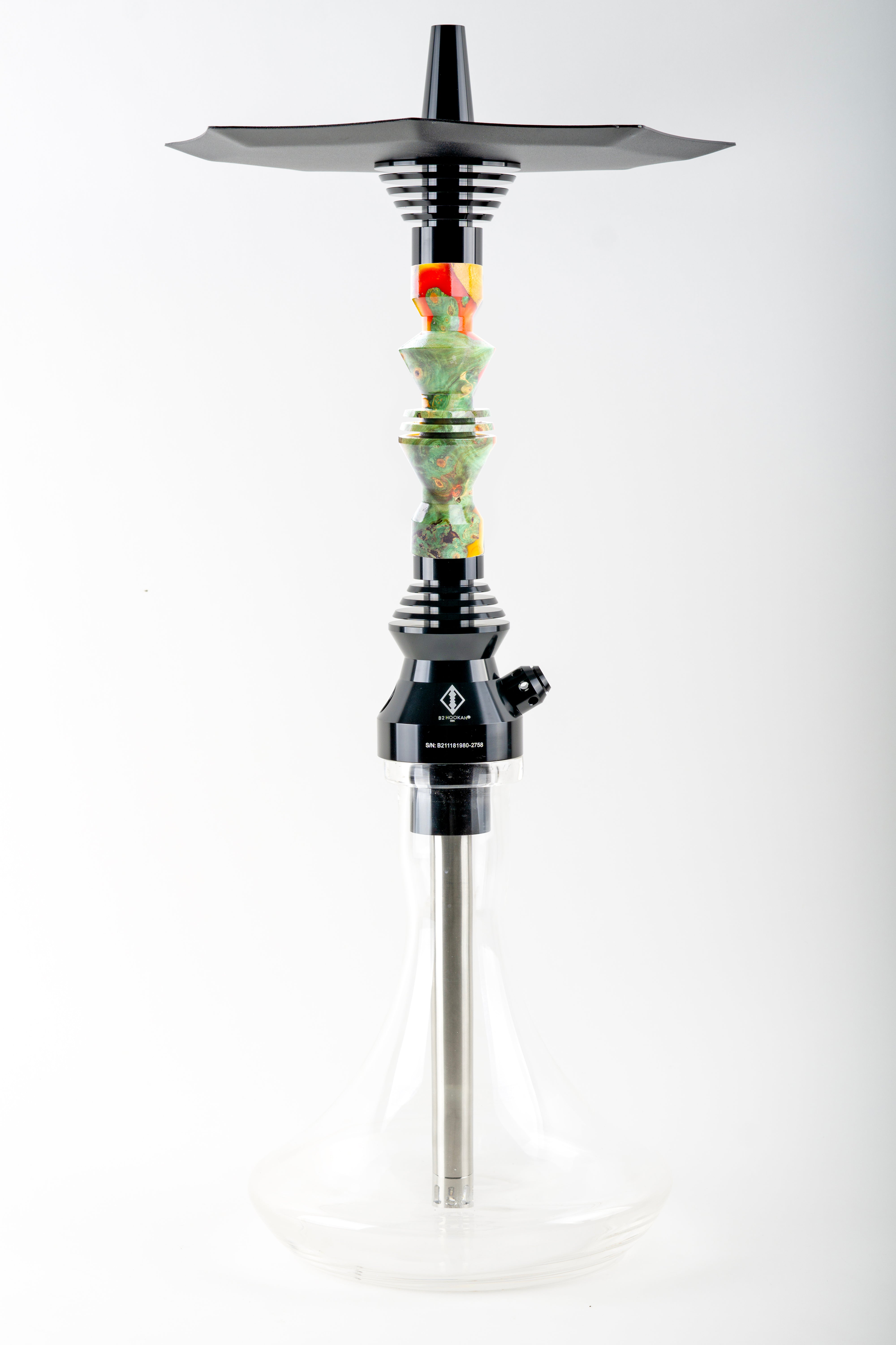 B2 Hookah v5 Precious Cut Collection Savanna Burst - B2 Hookah