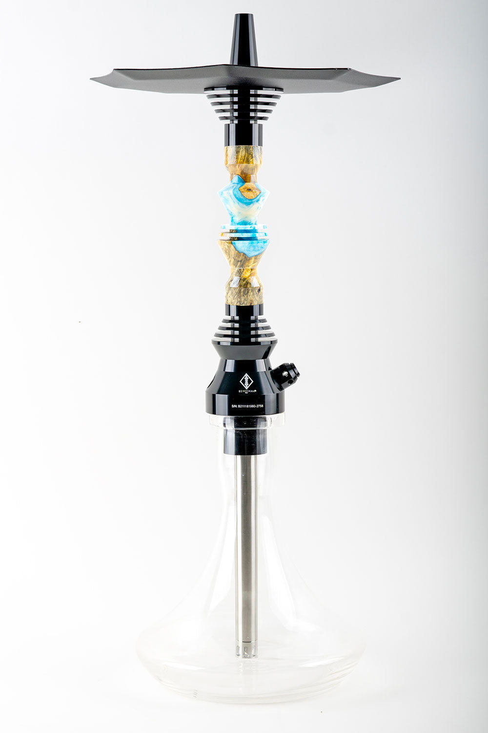 B2 Hookah v5 Precious Cut Collection Sky Mist - B2 Hookah