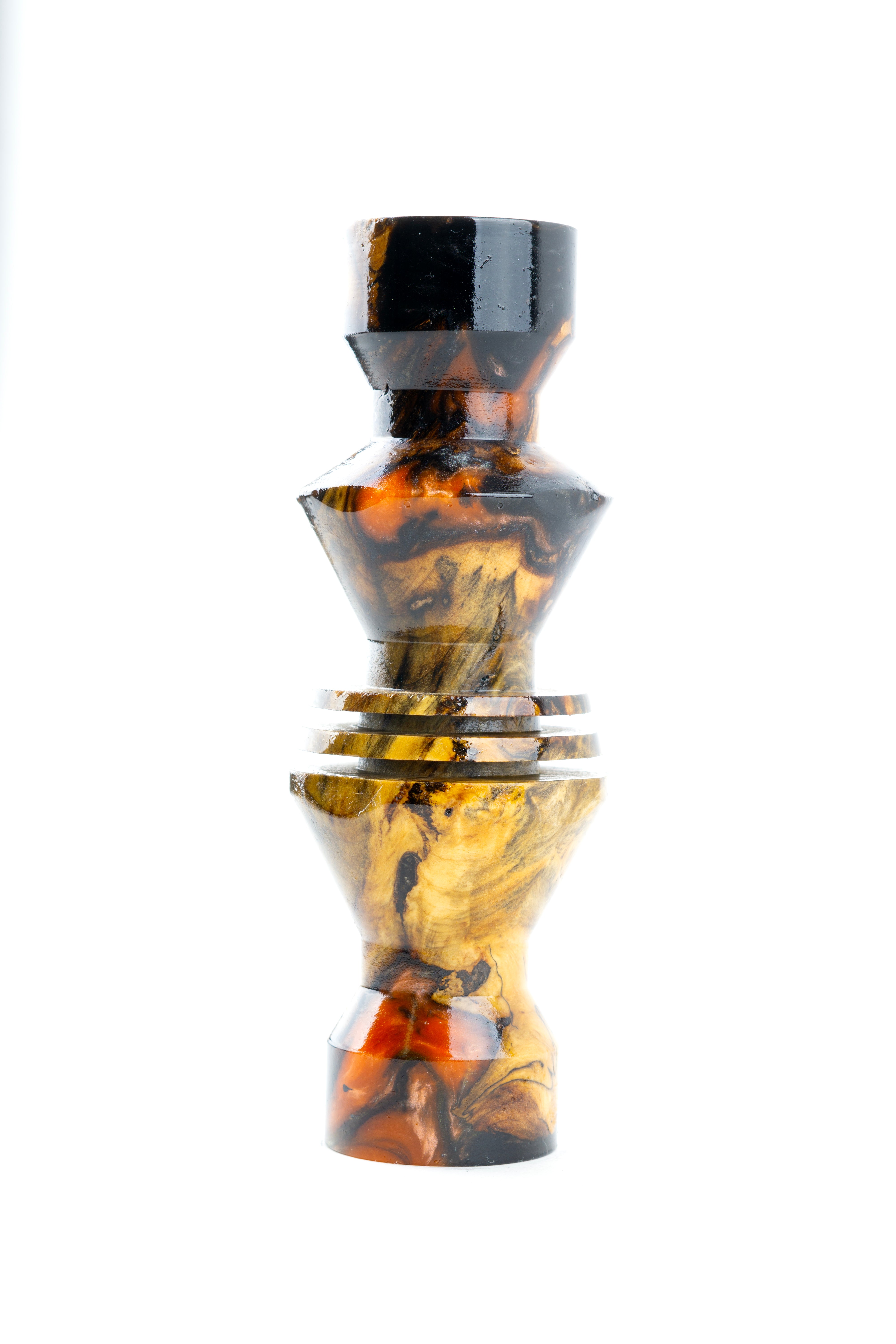 B2 Hookah v5 Precious Cut Collection Tiger Ember - B2 Hookah