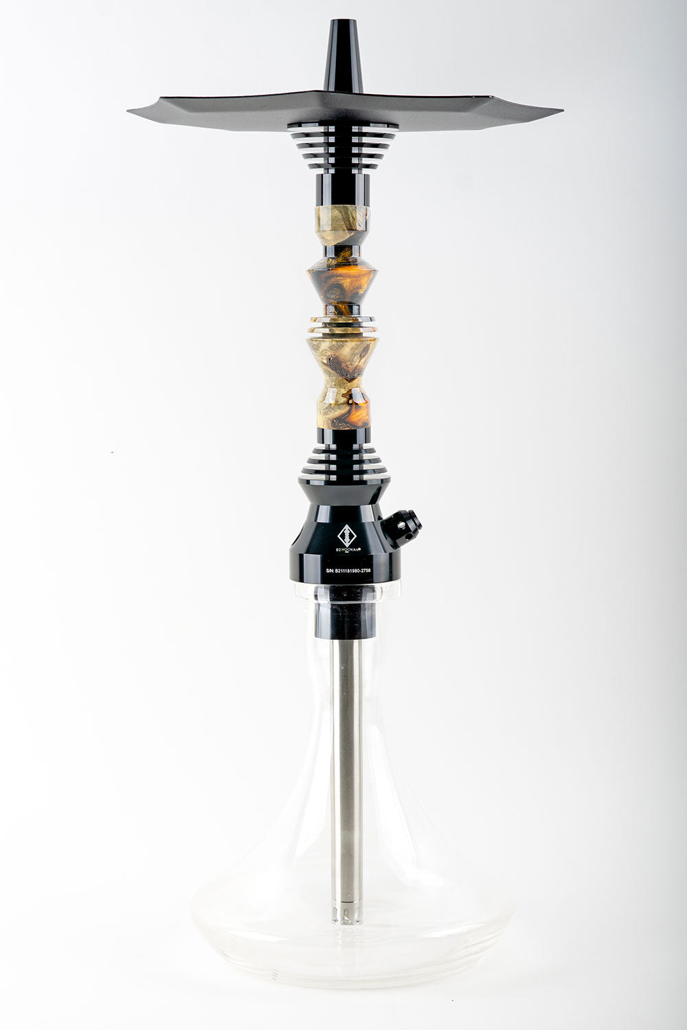 B2 Hookah v5 Precious Cut Collection Tigers Eye - B2 Hookah