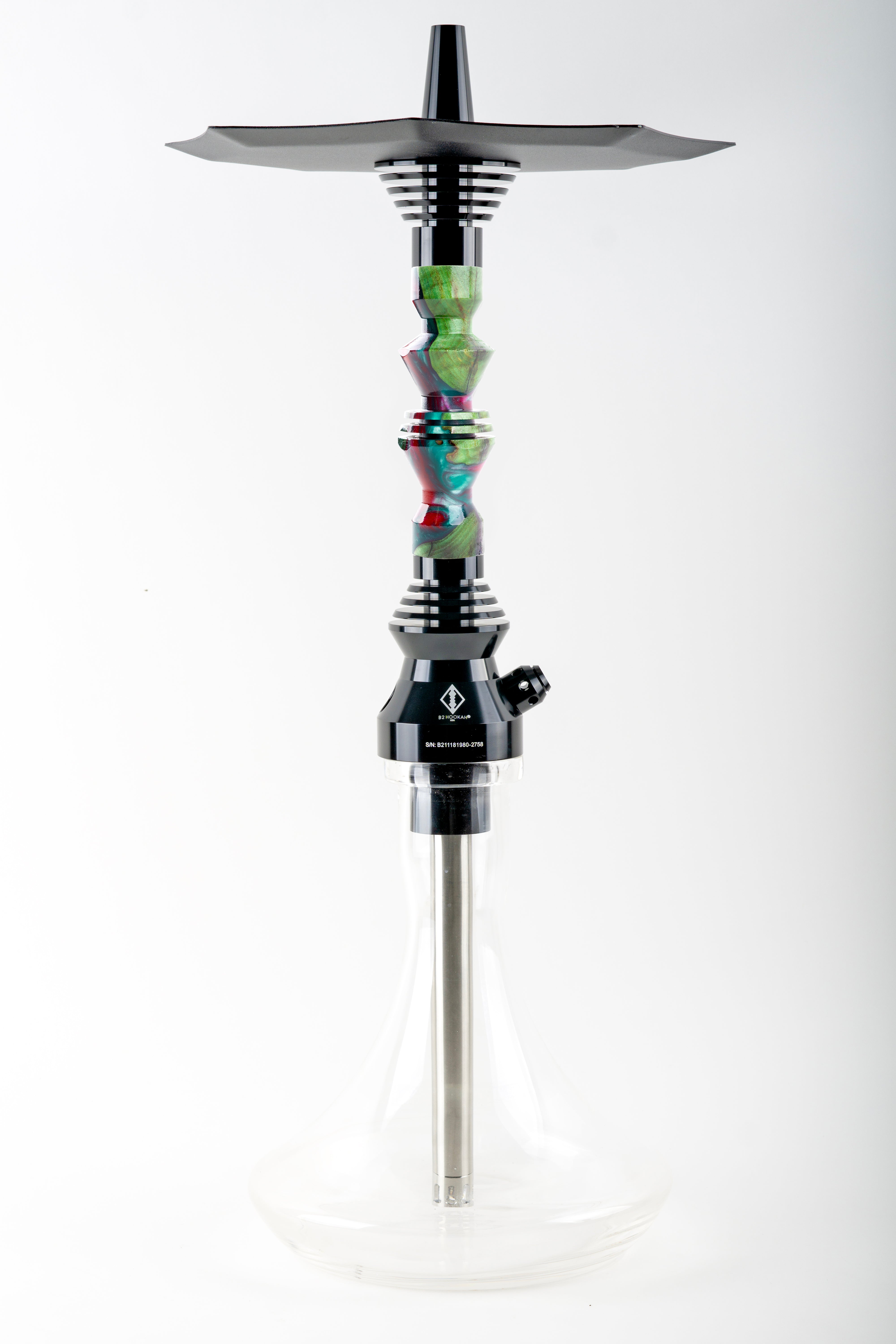 B2 Hookah v5 Precious Cut Collection Tropical Mirage - B2 Hookah