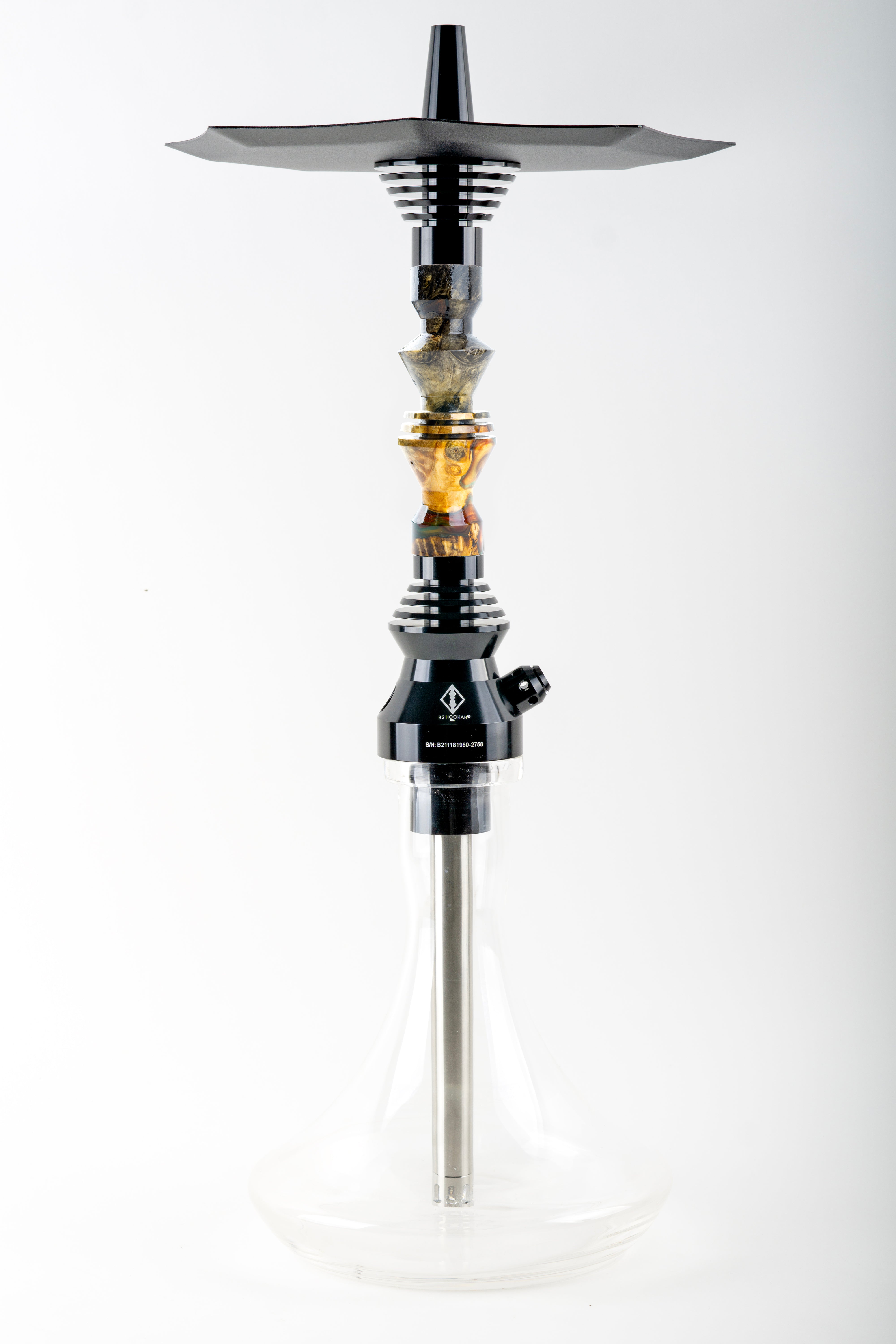 B2 Hookah v5 Precious Cut Collection Verdant Ember - B2 Hookah