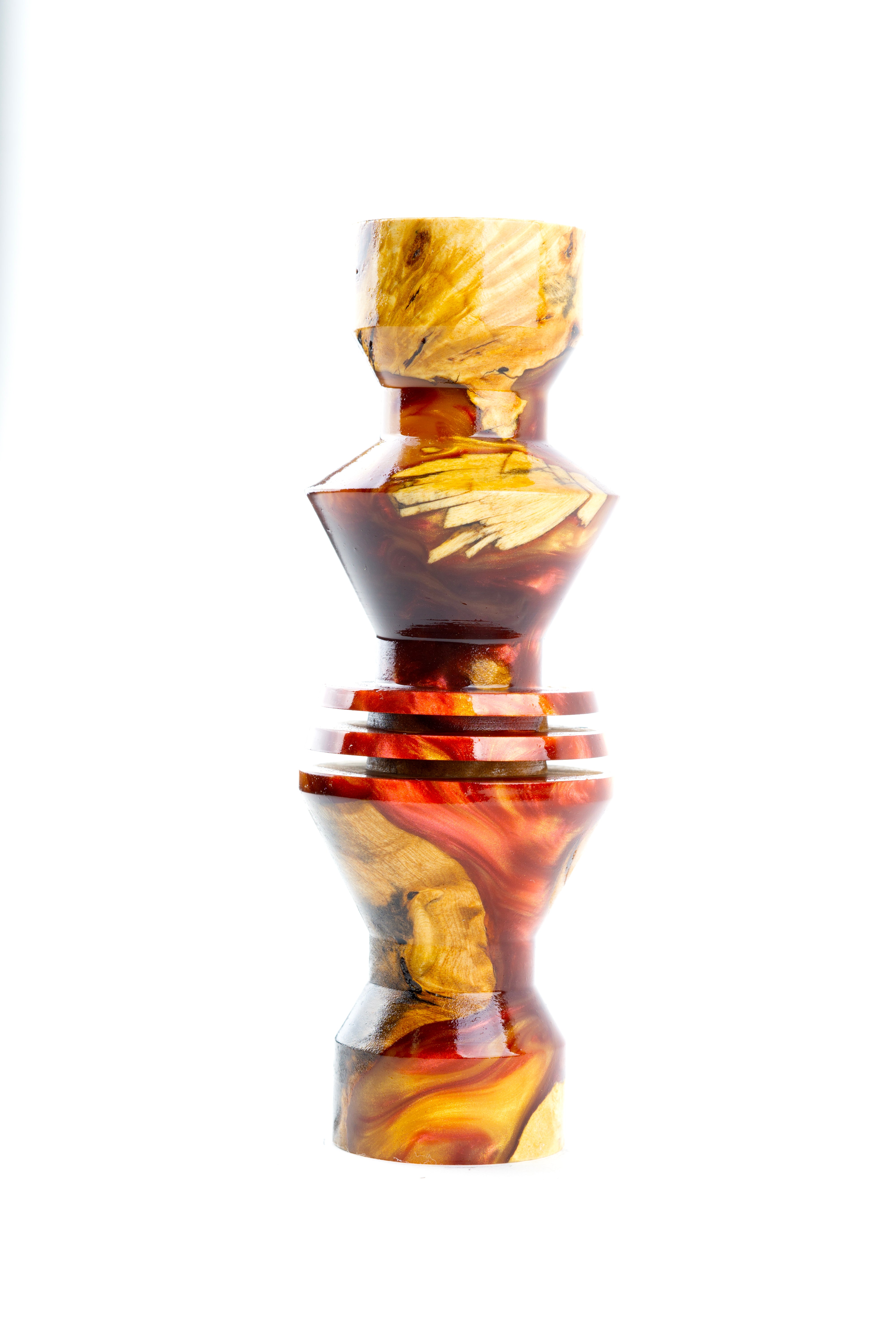 B2 Hookah v5 Precious Cut Collection Volcanic Tide - B2 Hookah