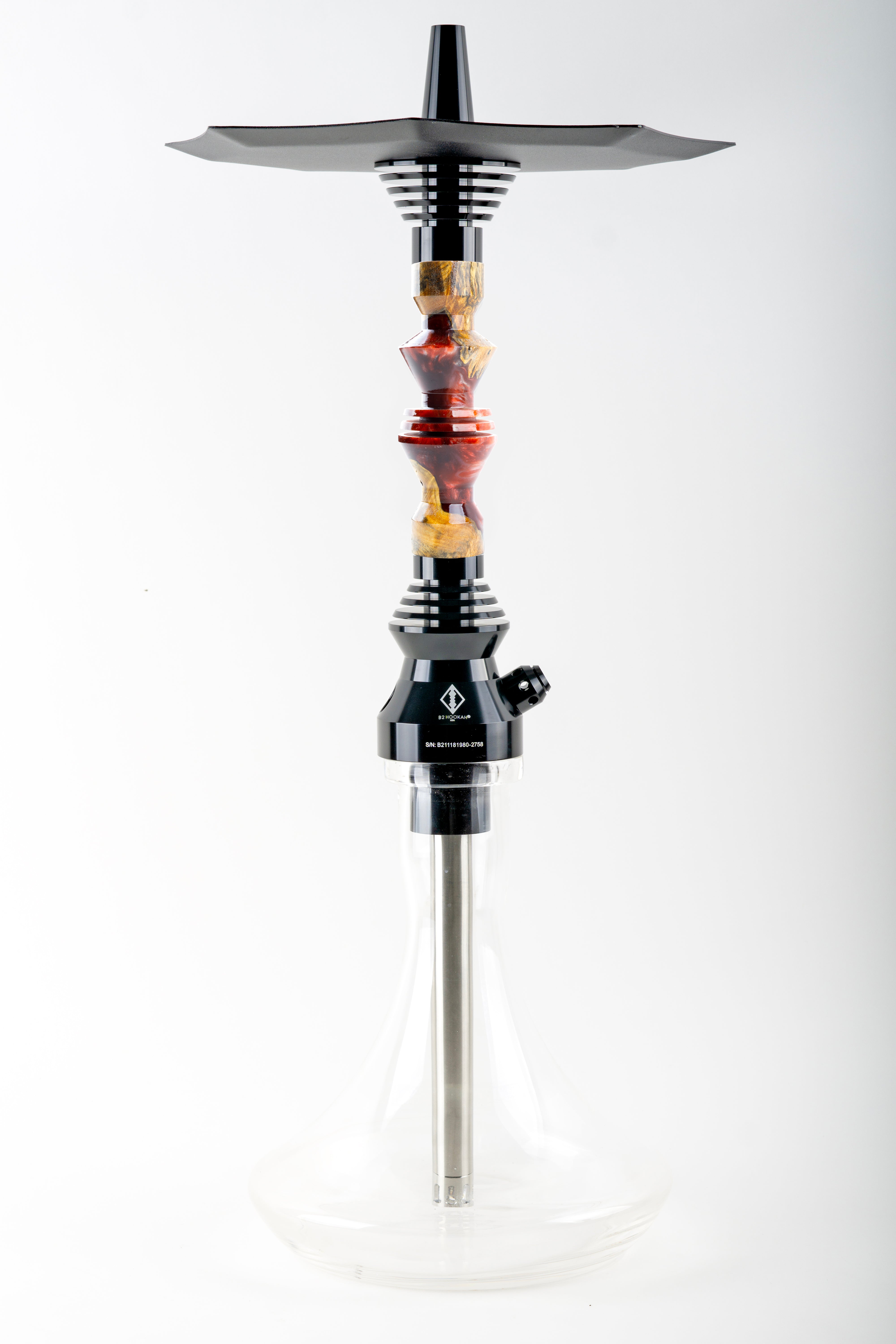 B2 Hookah v5 Precious Cut Collection Wine Rush - B2 Hookah