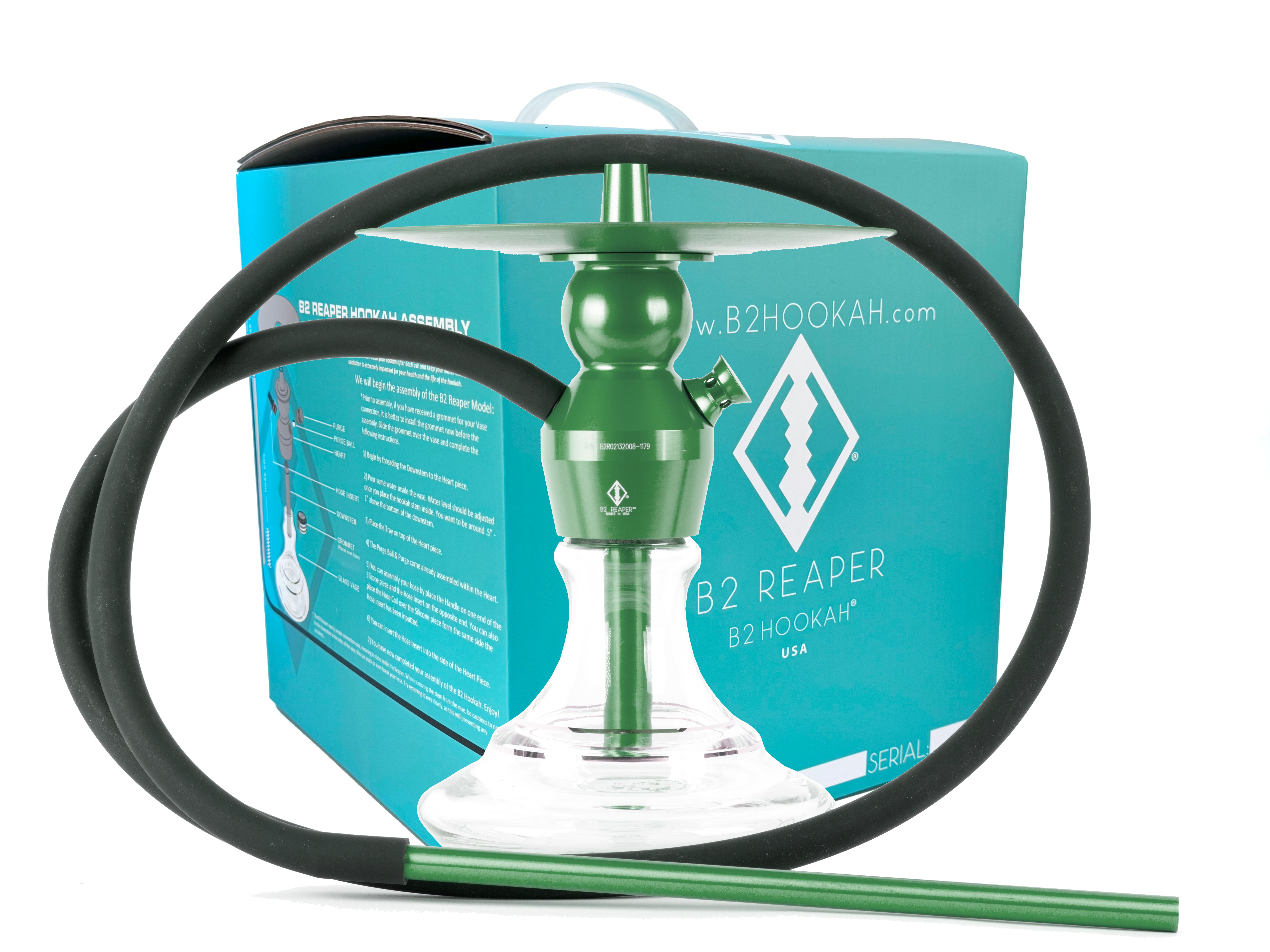 B2 Reaper v4 includes Vase & Carrying Case + FREE GIFTS - in Stock & Ready to Ship! - B2 Hookah