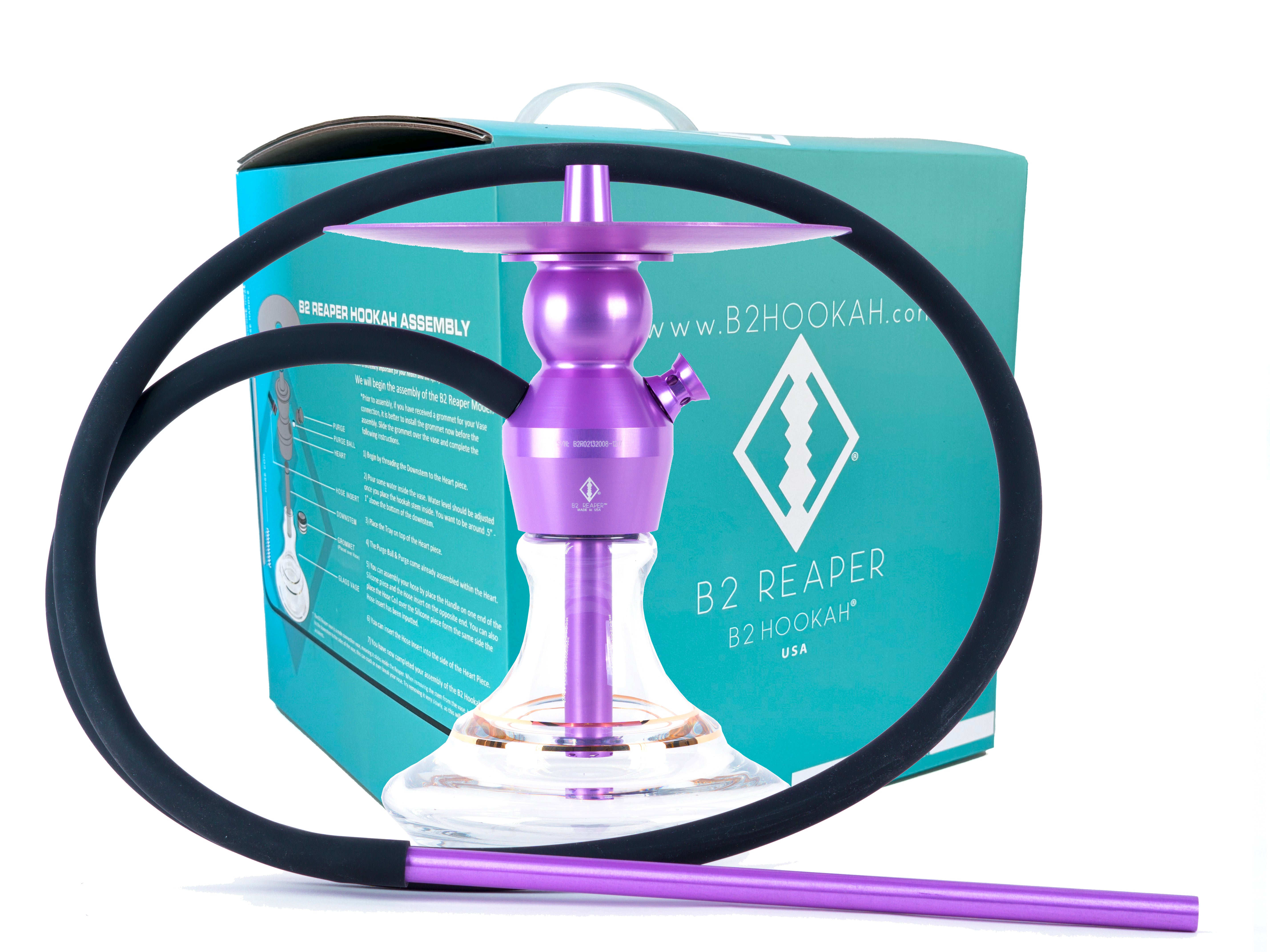 B2 Reaper v4 includes Vase & Carrying Case + FREE GIFTS - in Stock & Ready to Ship! - B2 Hookah
