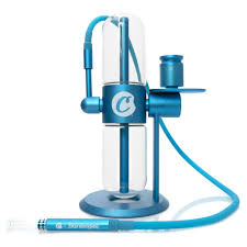 The Cookies X Stündenglass Gravity Hookah, a sleek and innovative 360° rotating infuser with custom Cookies branding.