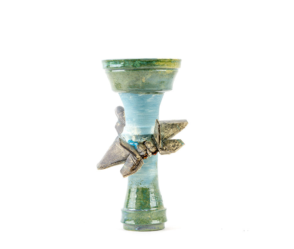 B2 Hookah x Clay King B2 F-22 Raptor Fighter Jet Custom Hookah Bowl - B2 Hookah