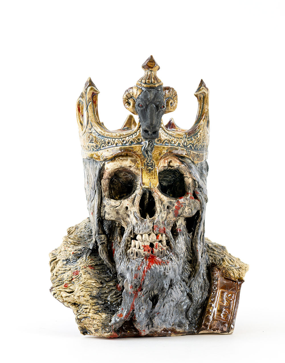 B2 Hookah x Clay King B2 Custom Skeleton King Hookah Bowl - B2 Hookah
