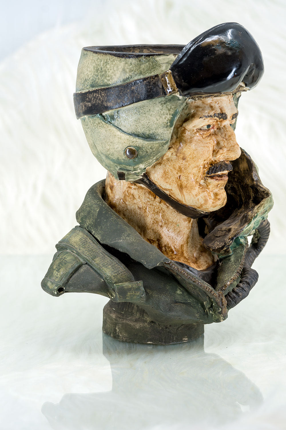 B2 Hookah x Clay King B2 Custom US Airforce Male Pilot Hookah Bowl - B2 Hookah