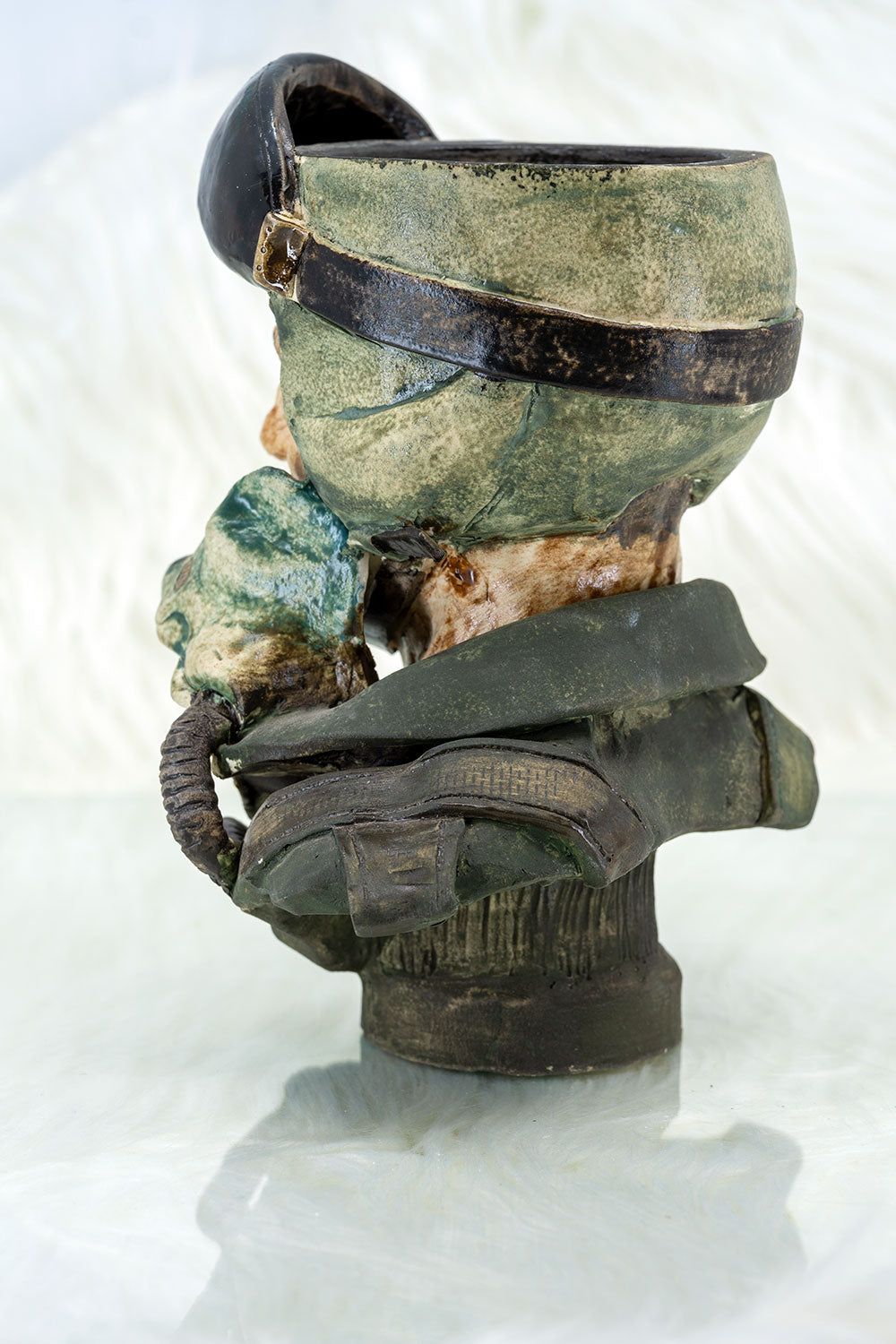 B2 Hookah x Clay King B2 Custom US Airforce Male Pilot Hookah Bowl - B2 Hookah