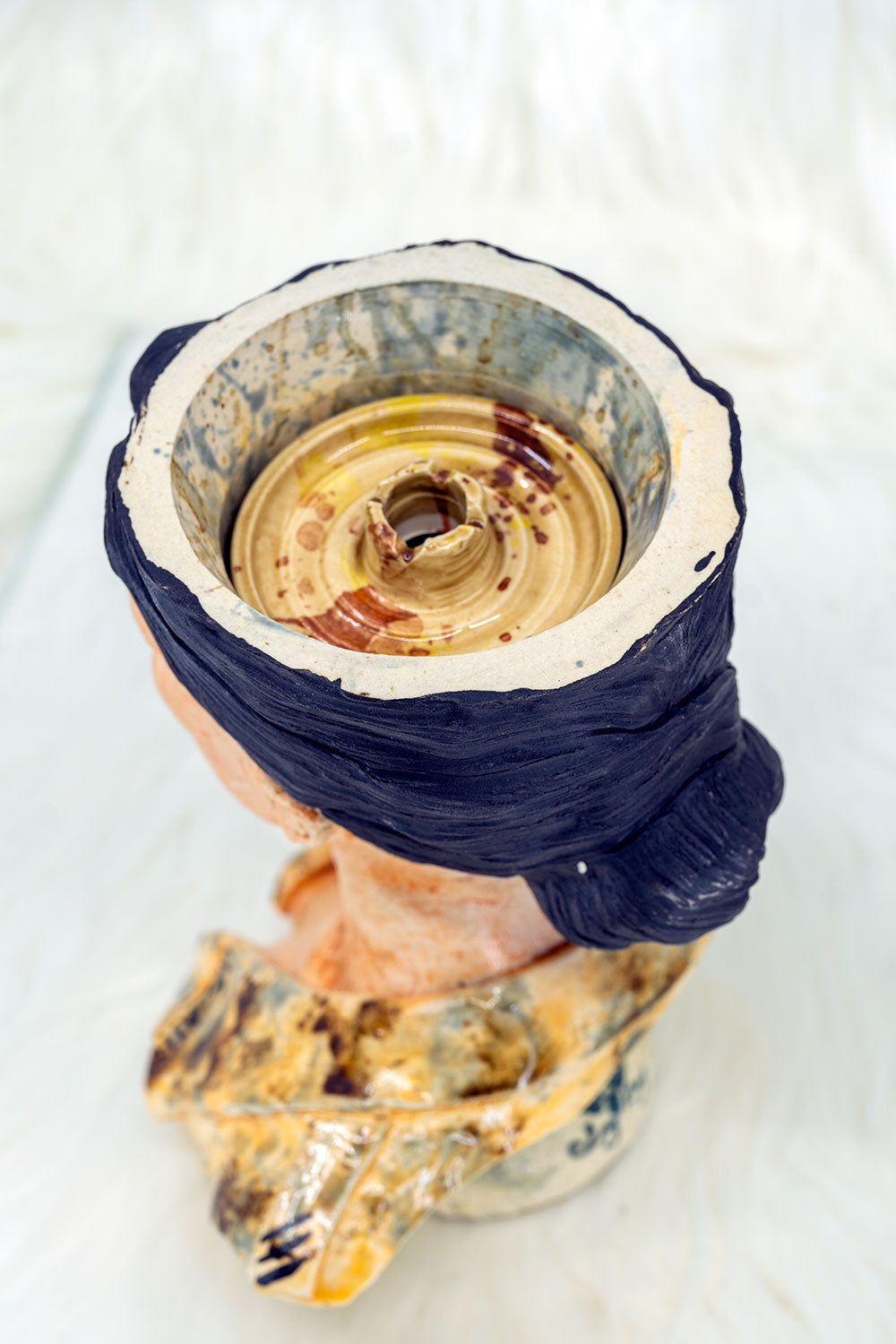 B2 Hookah x Clay King B2 Custom US Airforce Senor Airman Hookah Bowl - B2 Hookah