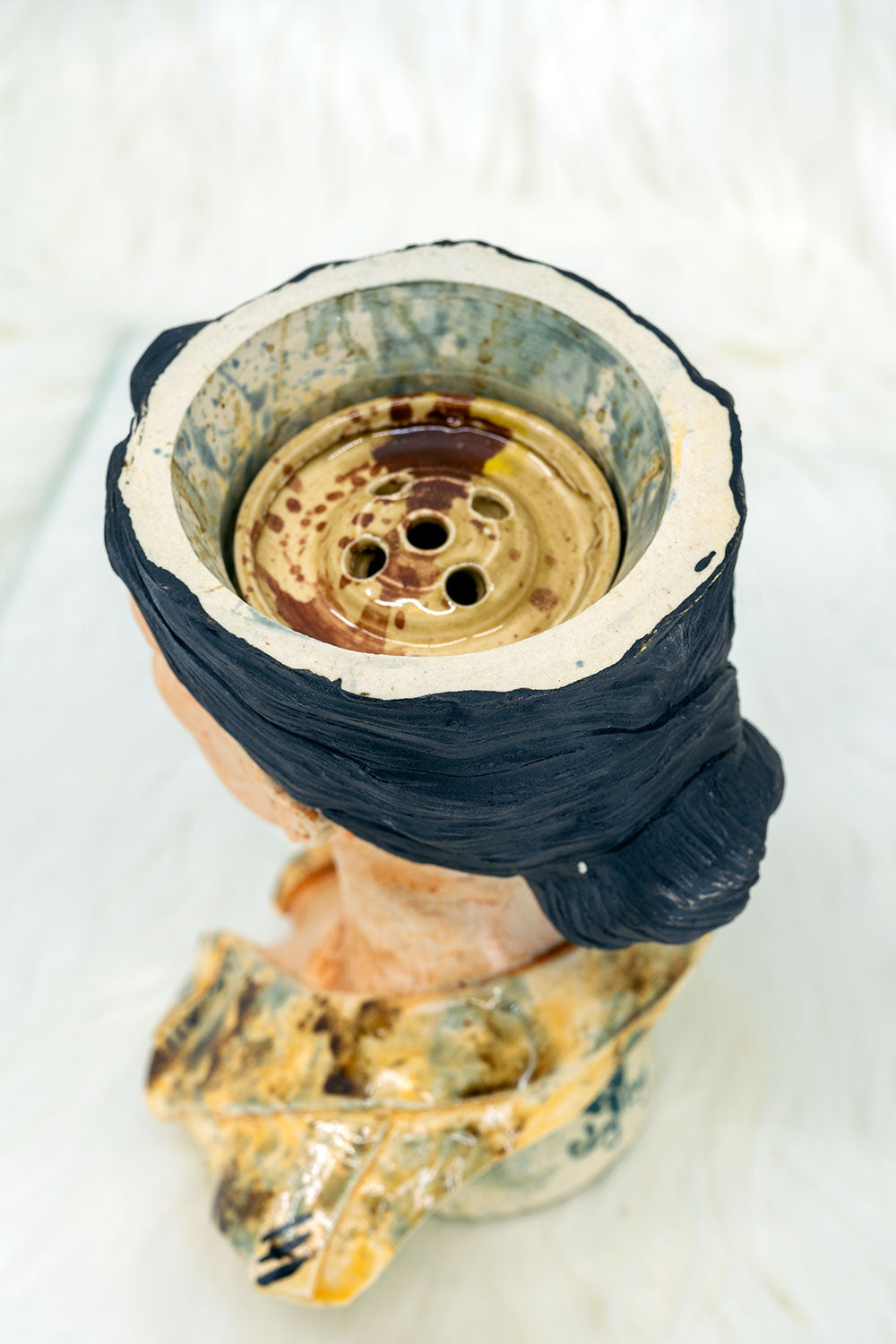 B2 Hookah x Clay King B2 Custom US Airforce Senor Airman Hookah Bowl - B2 Hookah