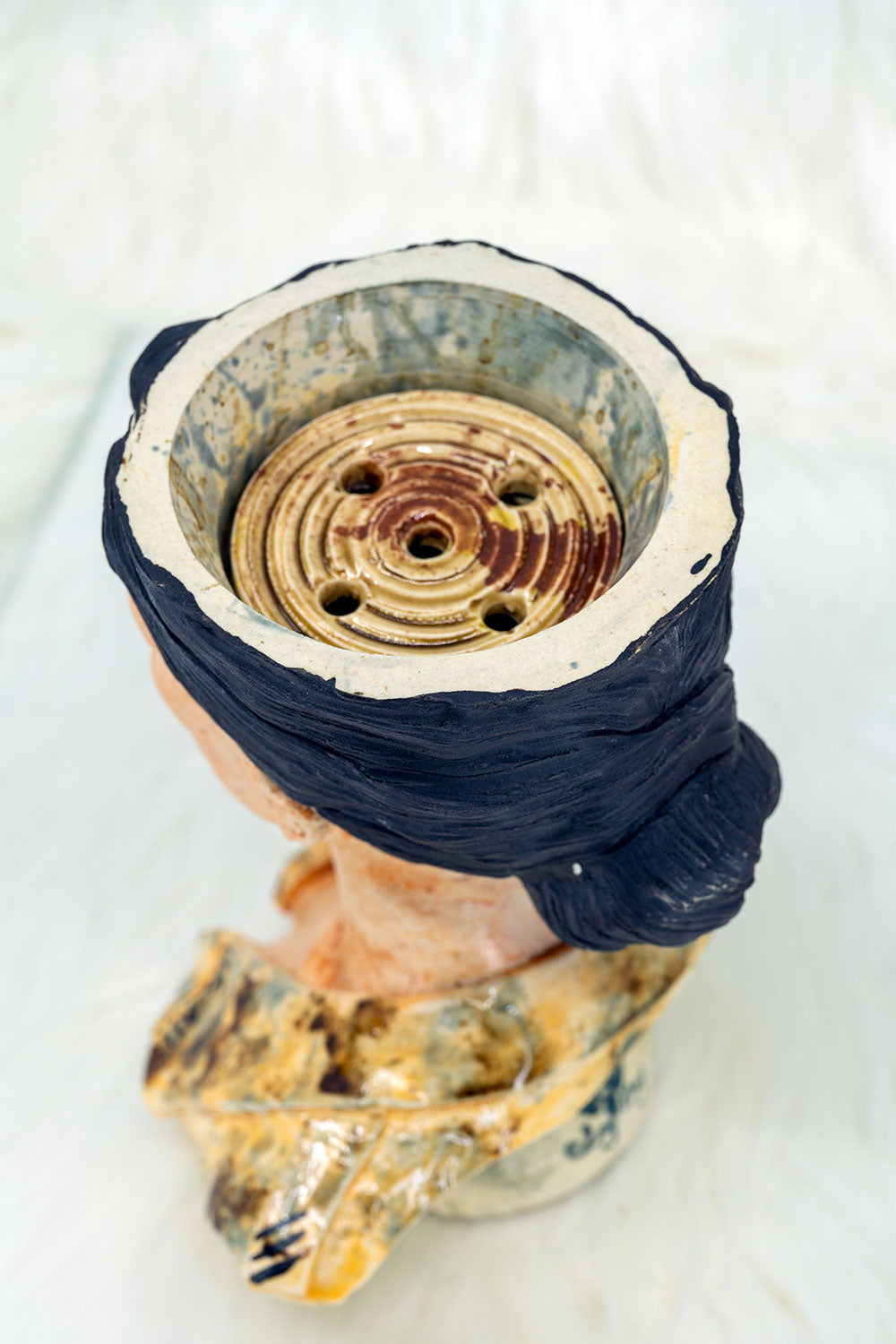 B2 Hookah x Clay King B2 Custom US Airforce Senor Airman Hookah Bowl - B2 Hookah