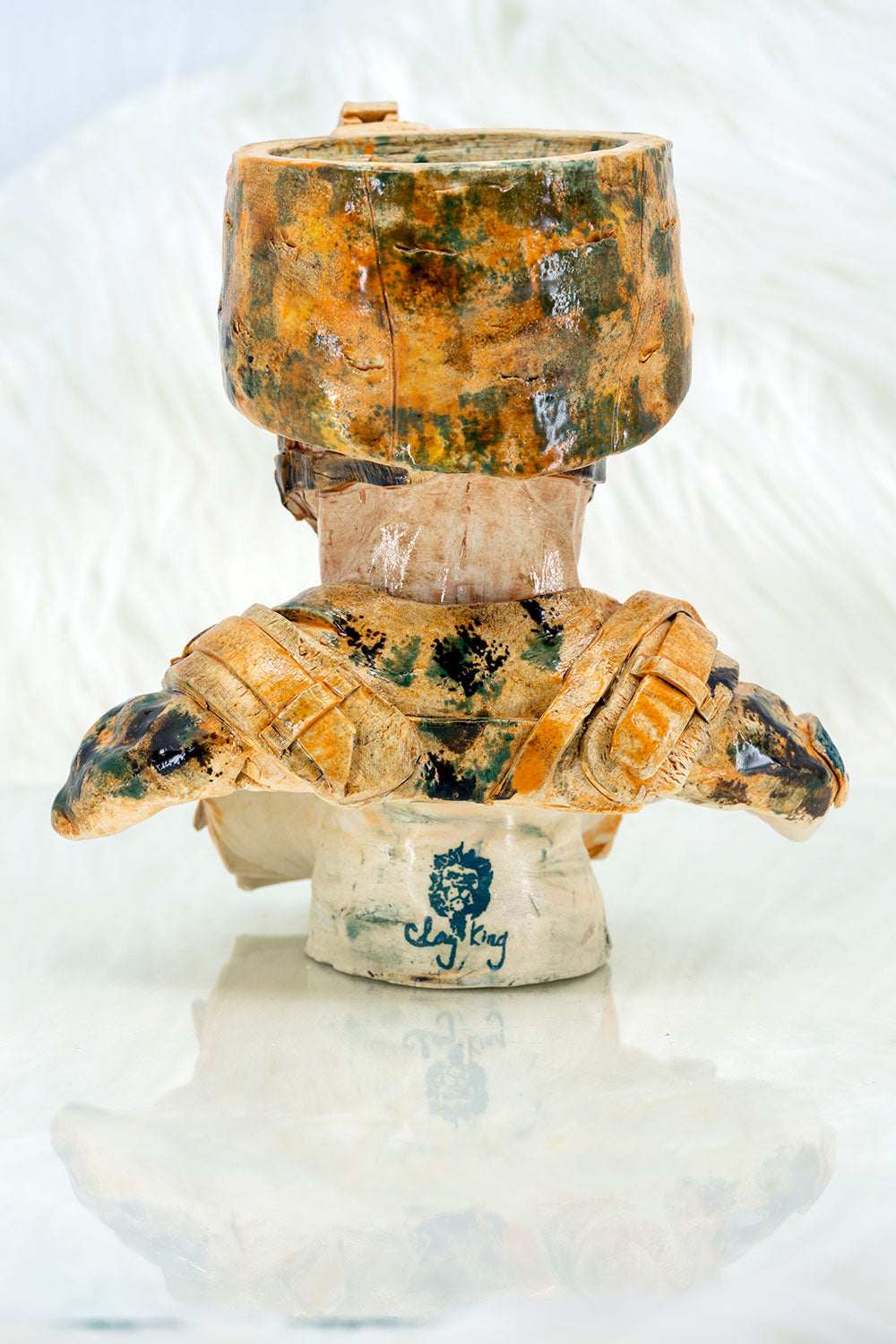 B2 Hookah x Clay King B2 Custom US Army Private Soldier Hookah Bowl - B2 Hookah