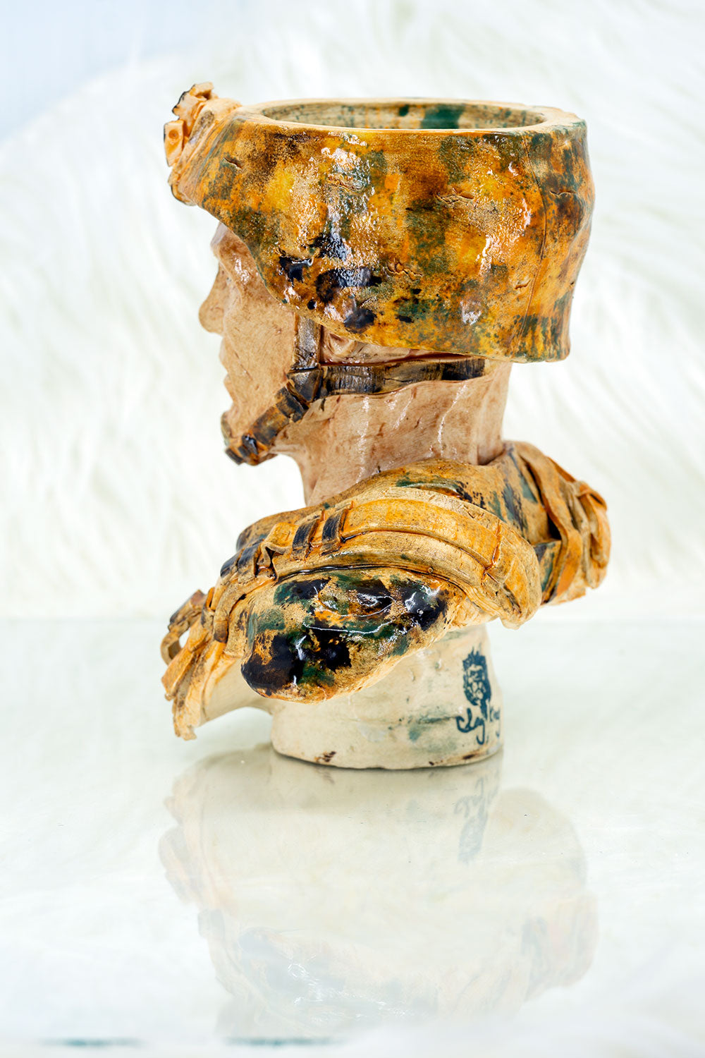 B2 Hookah x Clay King B2 Custom US Army Private Soldier Hookah Bowl - B2 Hookah