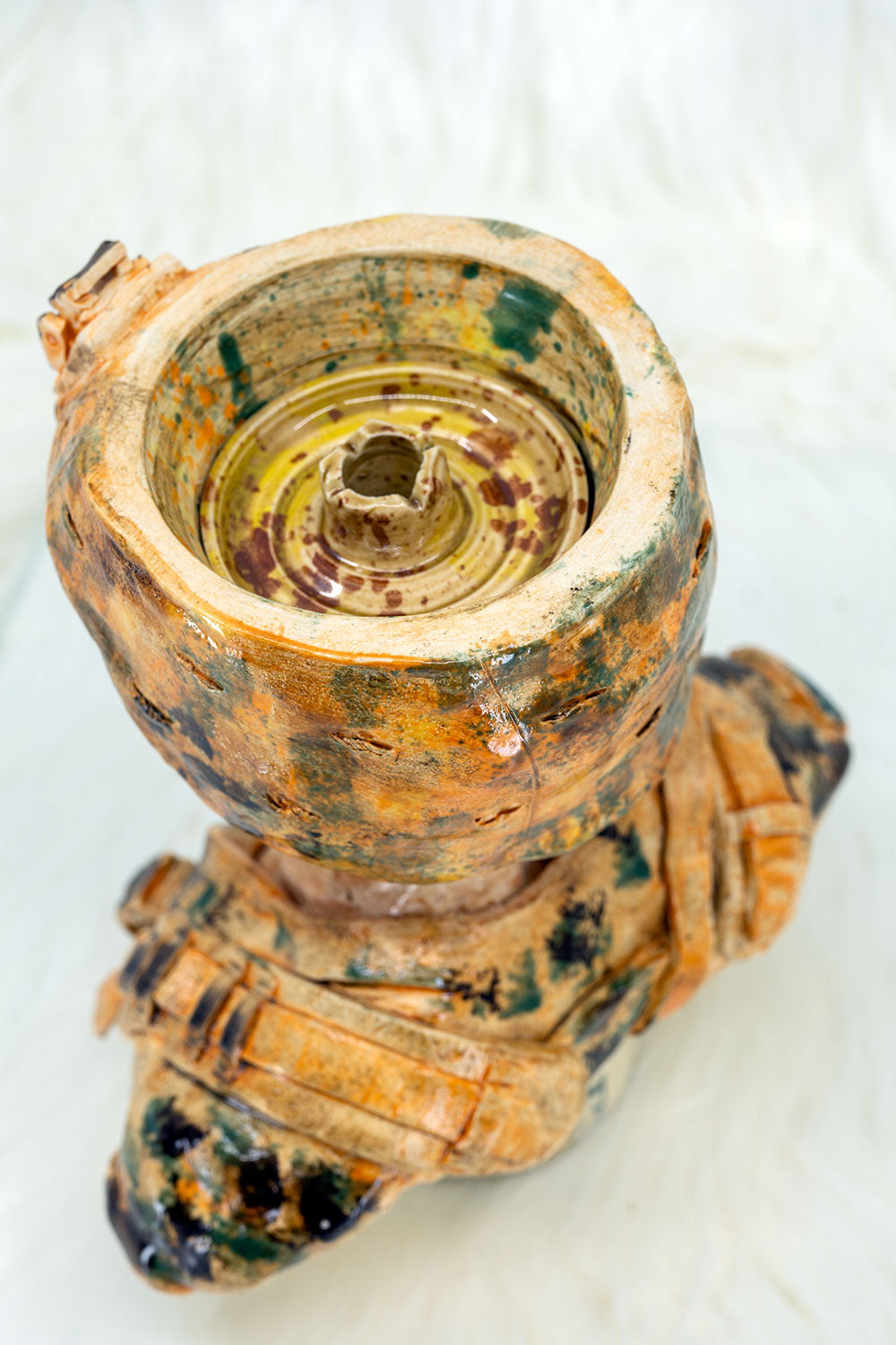 B2 Hookah x Clay King B2 Custom US Army Private Soldier Hookah Bowl - B2 Hookah