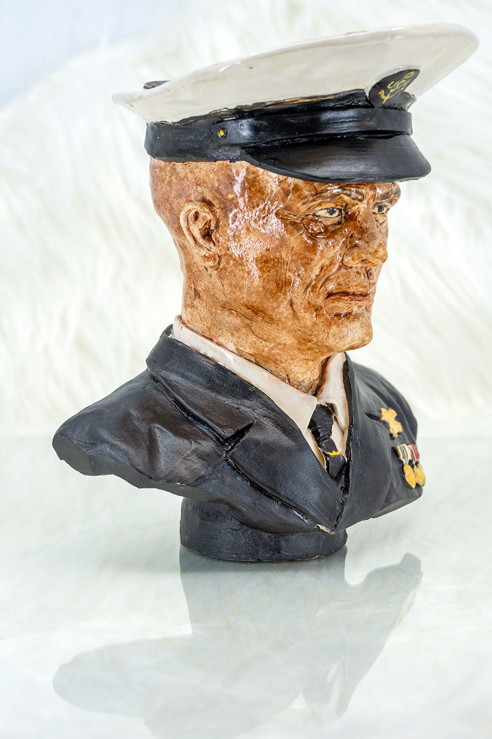 B2 Hookah x Clay King B2 Custom US Navy First Class Officer Hookah Bowl - B2 Hookah