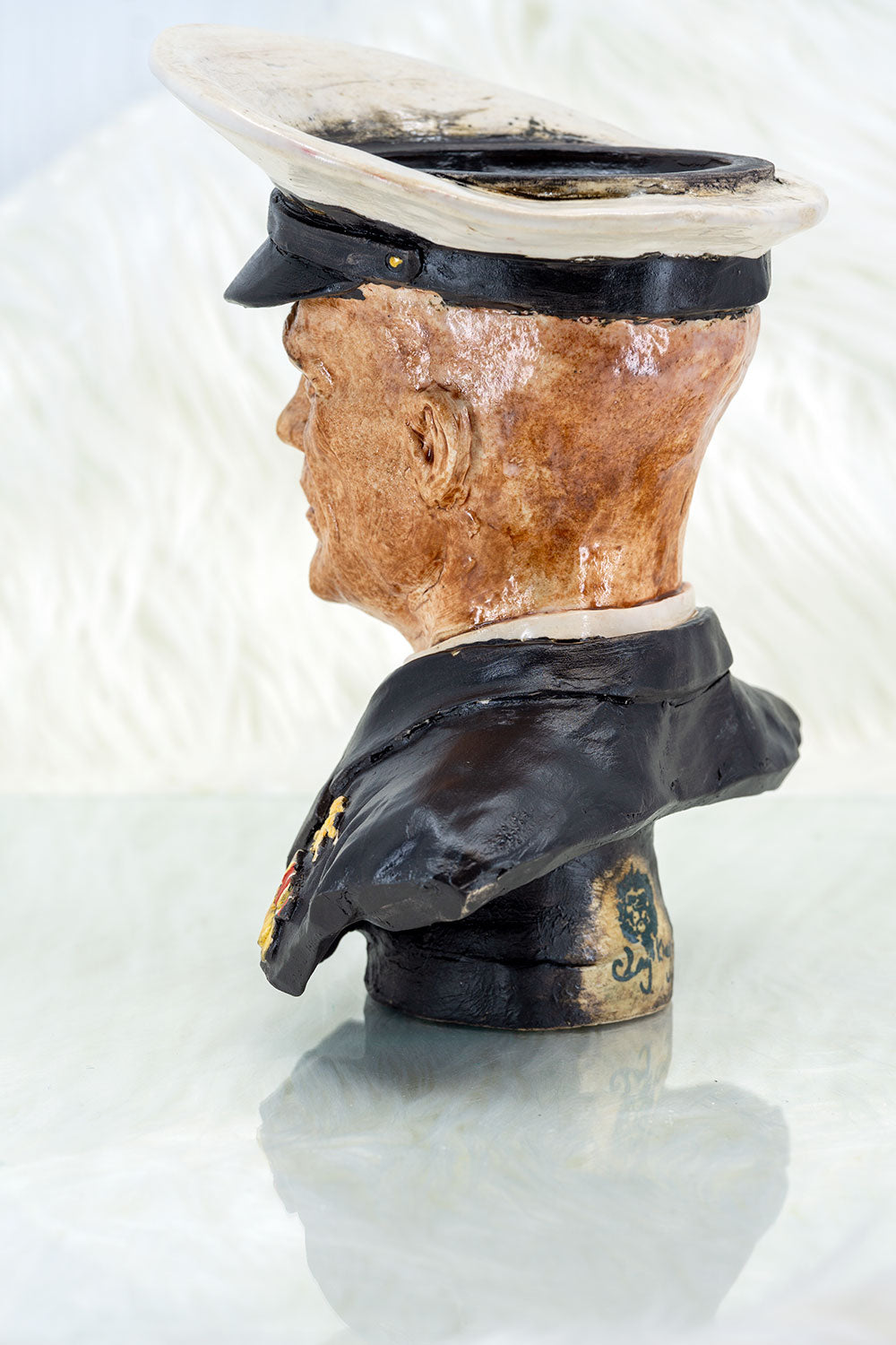 B2 Hookah x Clay King B2 Custom US Navy First Class Officer Hookah Bowl - B2 Hookah