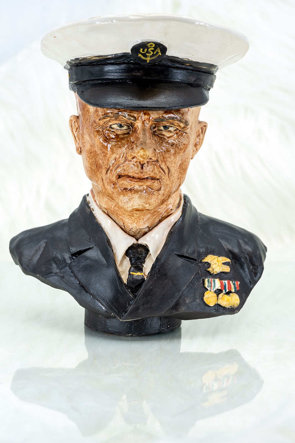 B2 Hookah x Clay King B2 Custom US Navy First Class Officer Hookah Bowl - B2 Hookah