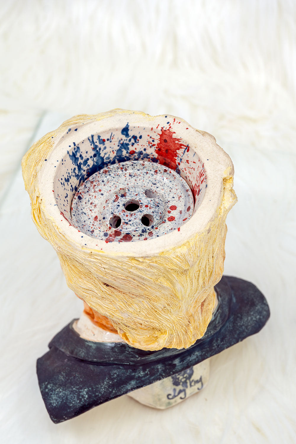 B2 Hookah x Clay King B2 Custom United States 45th President Trump Hookah Bowl - B2 Hookah