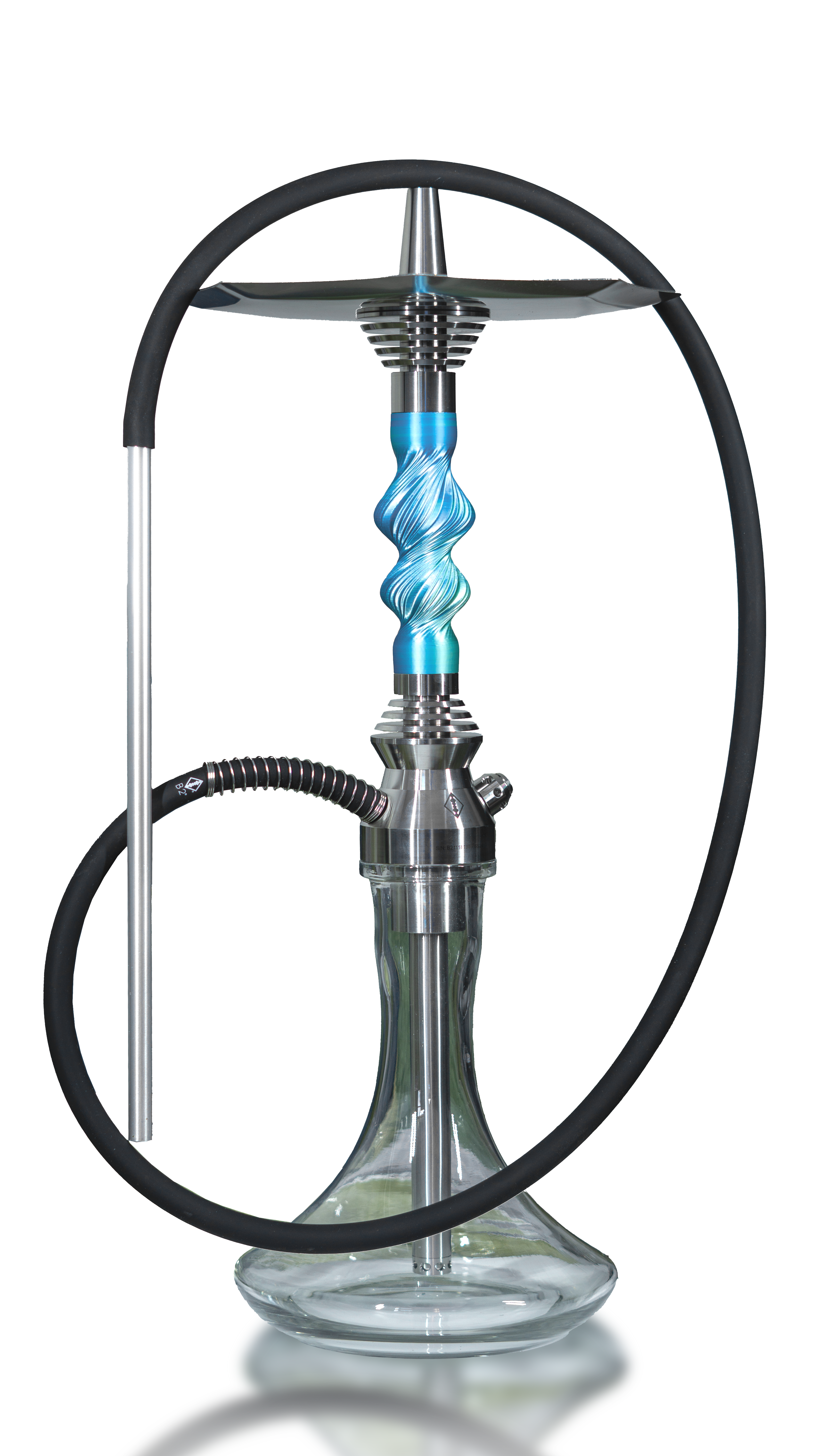 B2 Hookah SS 304 - Stainless Steel Helix Custom Colors Available PRE-ORDER ONLY!