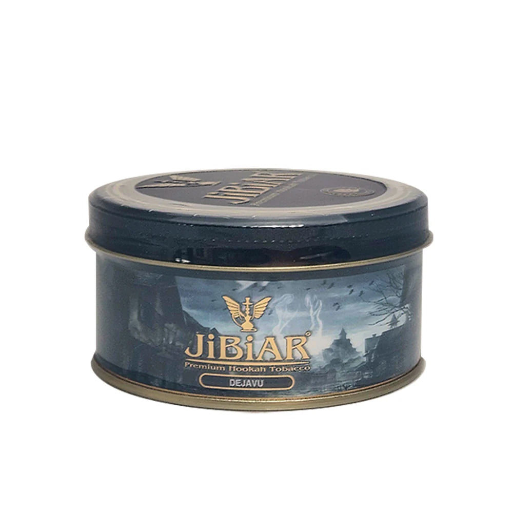 Jibiar Dejavu tobacco tin on a white background